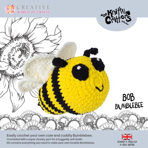 Knitty Critters - Crochet Kit - Bob Bumblebee