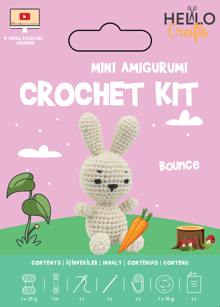 Mini Amigurumi Crochet Kit - Bounce