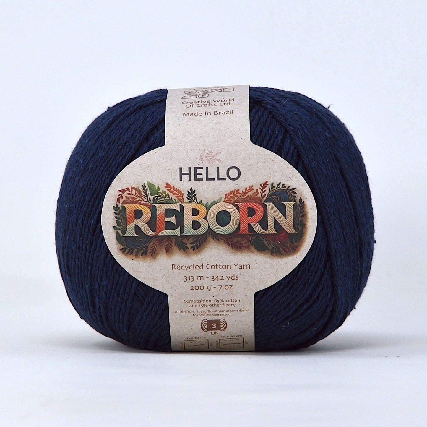 Hello Reborn 85% Recycled DK Cotton Yarn 200g