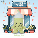 Knitty Critters Crochet Kit - The Coffee Club - Bubble Tea
