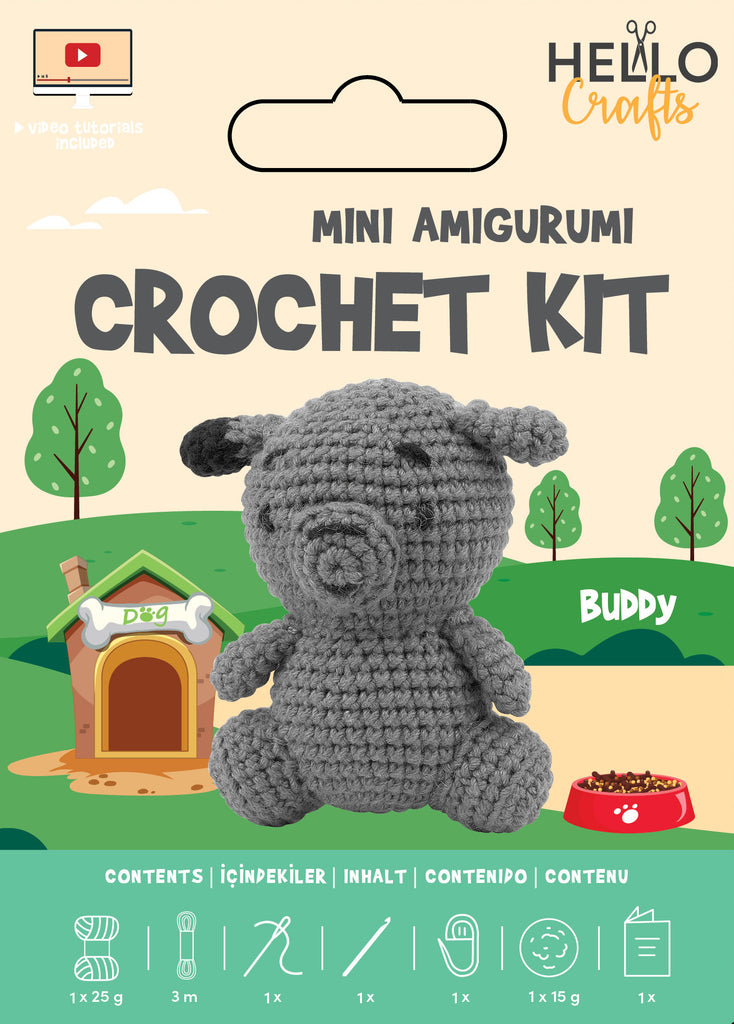 Mini Amigurumi Crochet Kit - Buddy