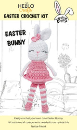 Knitty Critters Crochet Kit - Easter - Bunny with Pink Dress