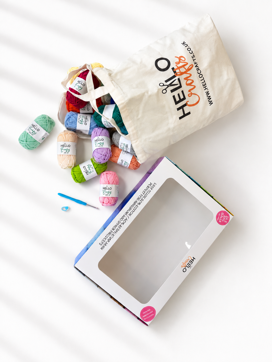 Hello Easy Gift Box | 24 x 25g Hello Easy Yarn Set