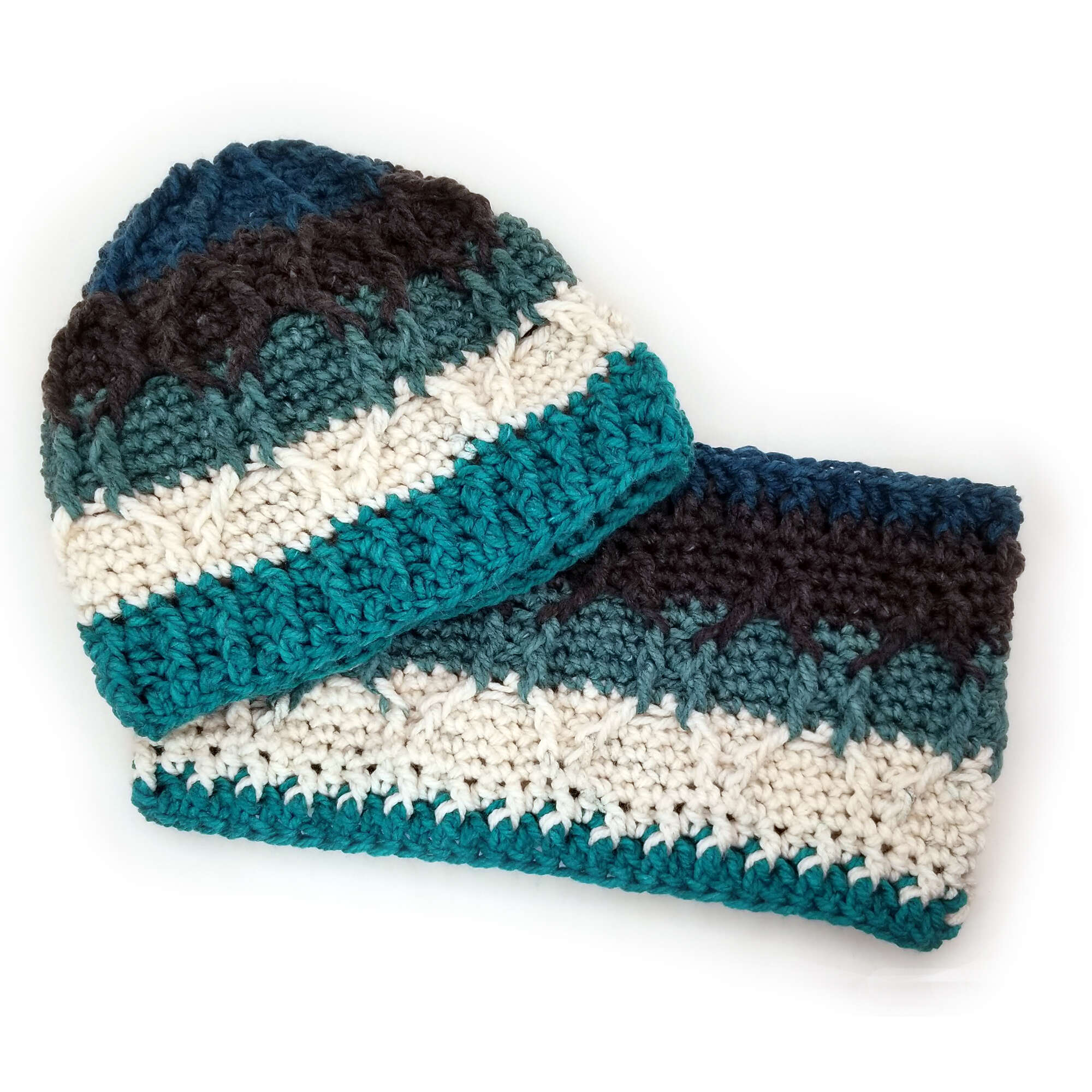 Caron Hourglass Crochet Hat (Digital Download)