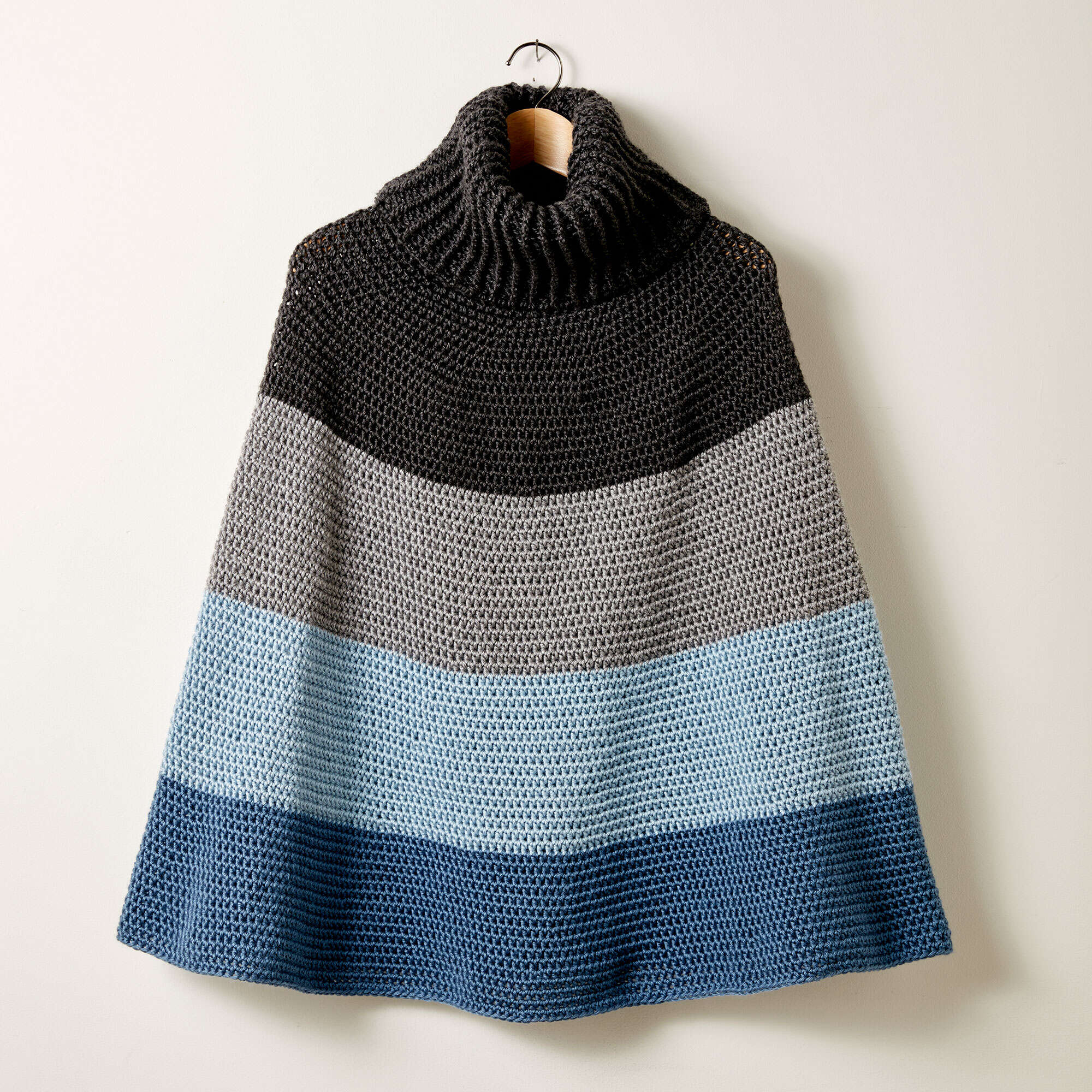 Caron Crochet Cozy Cowl Cape (Digital Download)