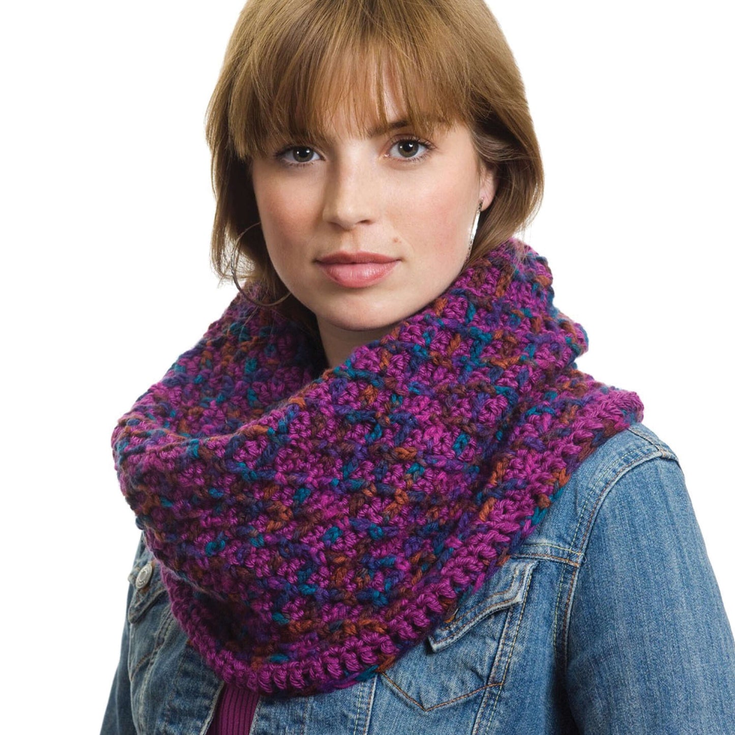 Caron Crochet Criss Cross Cowl (Digital Download)