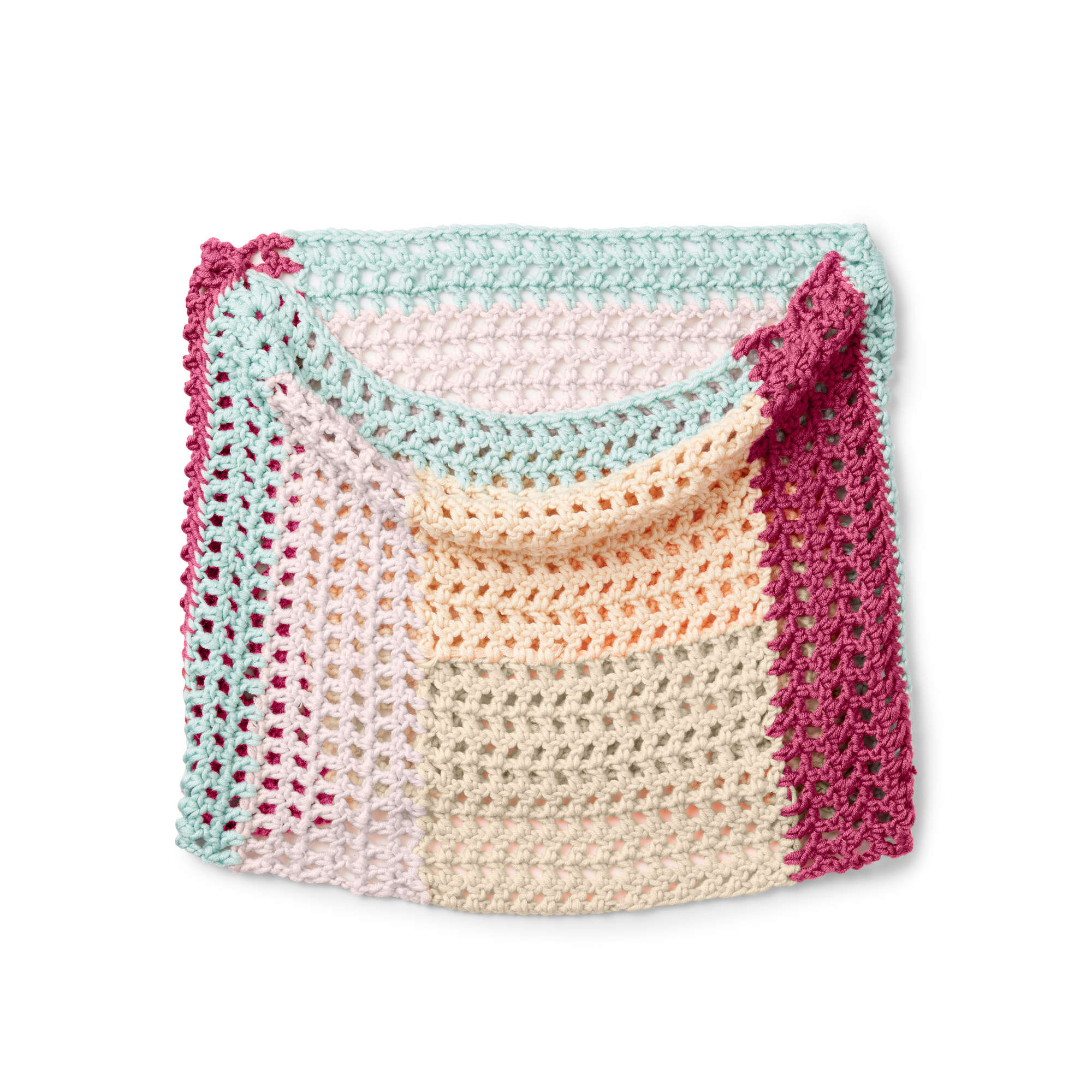 Caron X Pantone Color Block Crochet Cowl (Digital Download)