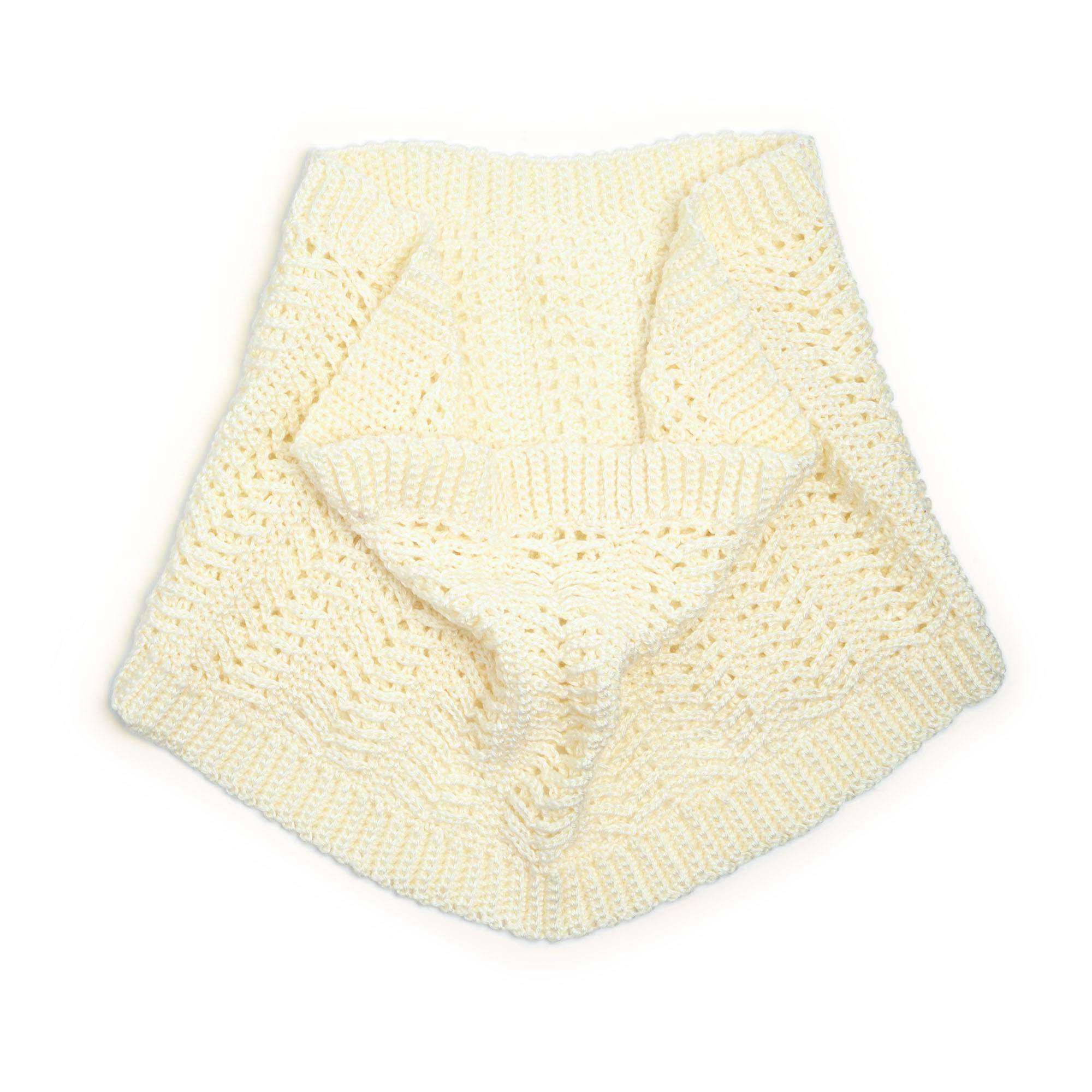 Caron Crochet Faux Cables Cowl
