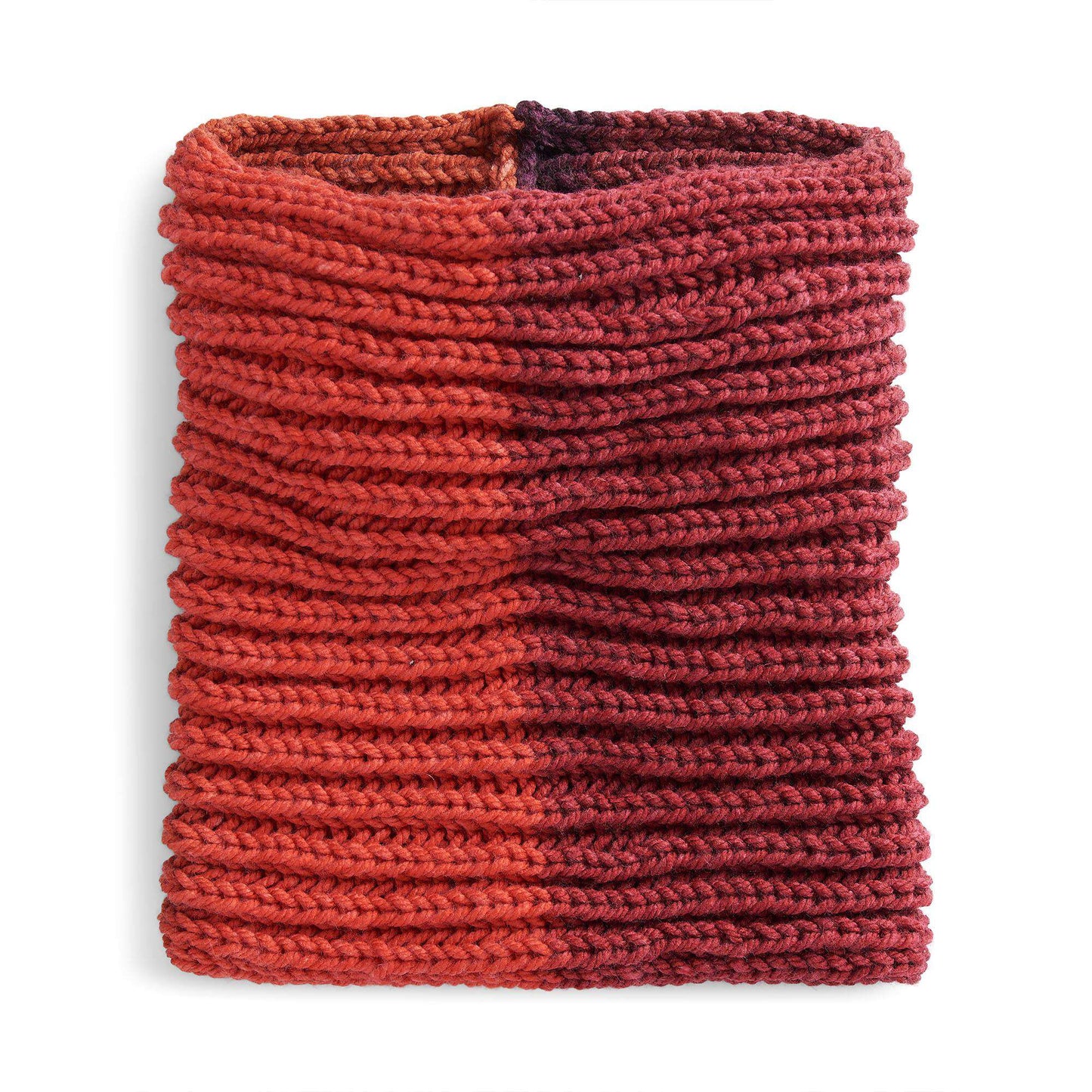 Caron Knit Side of Brioche Cowl (Digital Download)