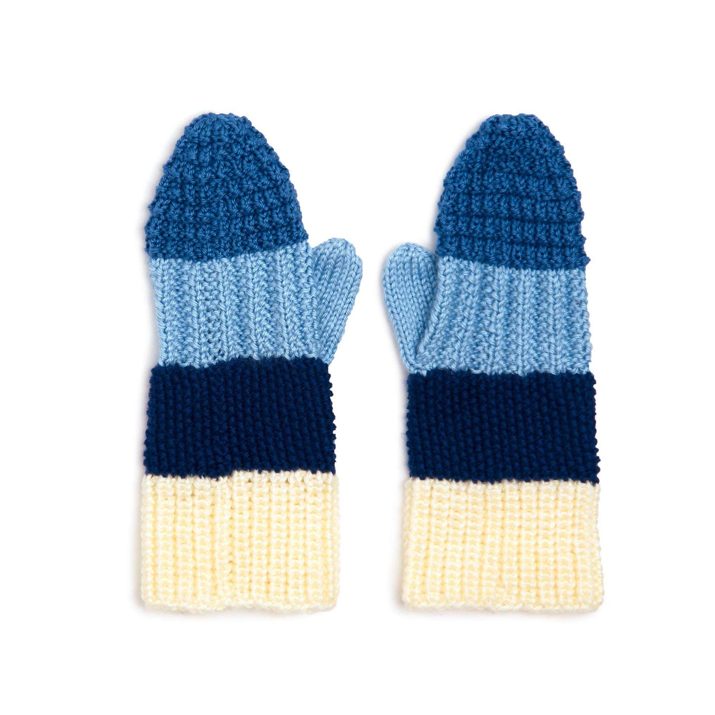 Caron Textured Knit Mittens (Digital Download)