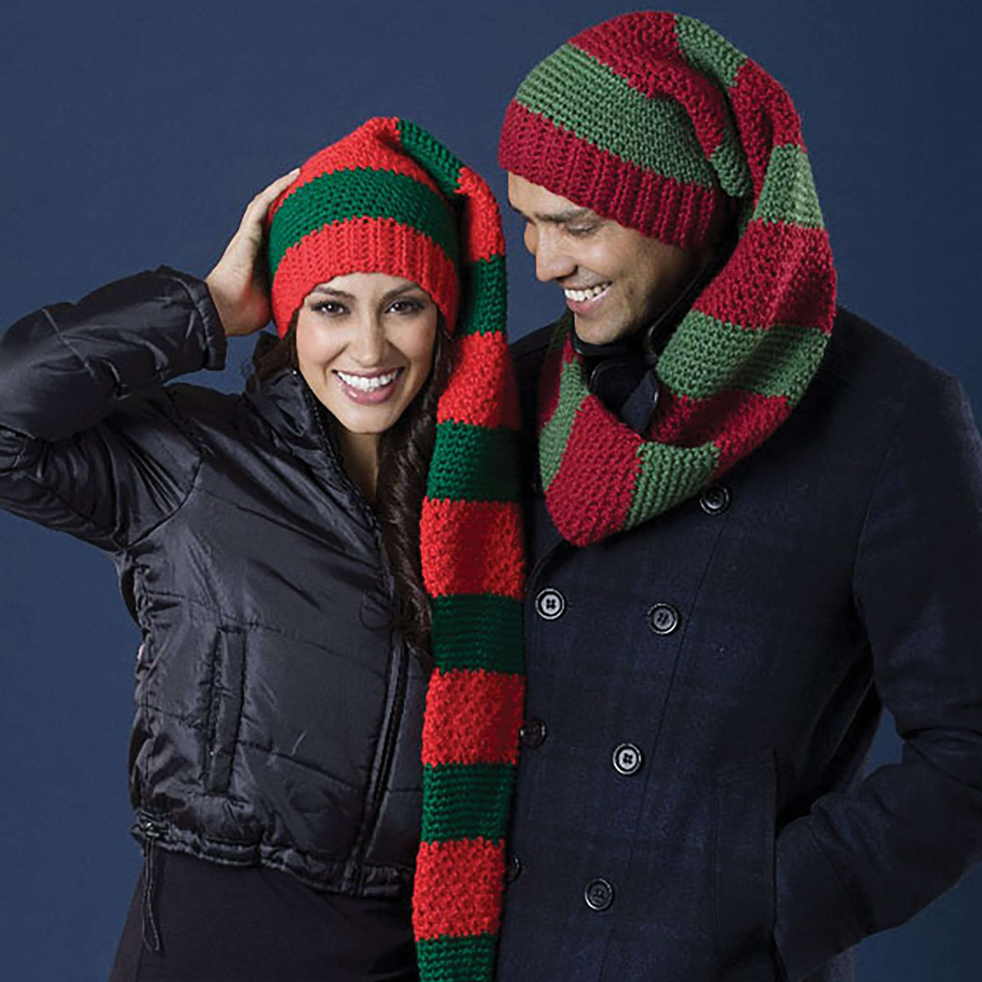 Caron Crochet Scarf Hat Duo (Digital Download)