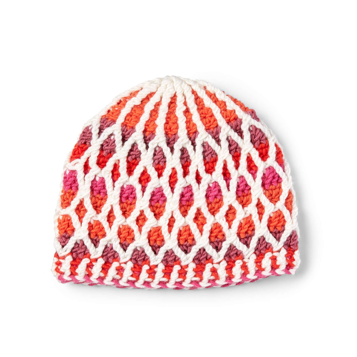 Caron X Pantone Honeycomb Crochet Hat (Digital Download)