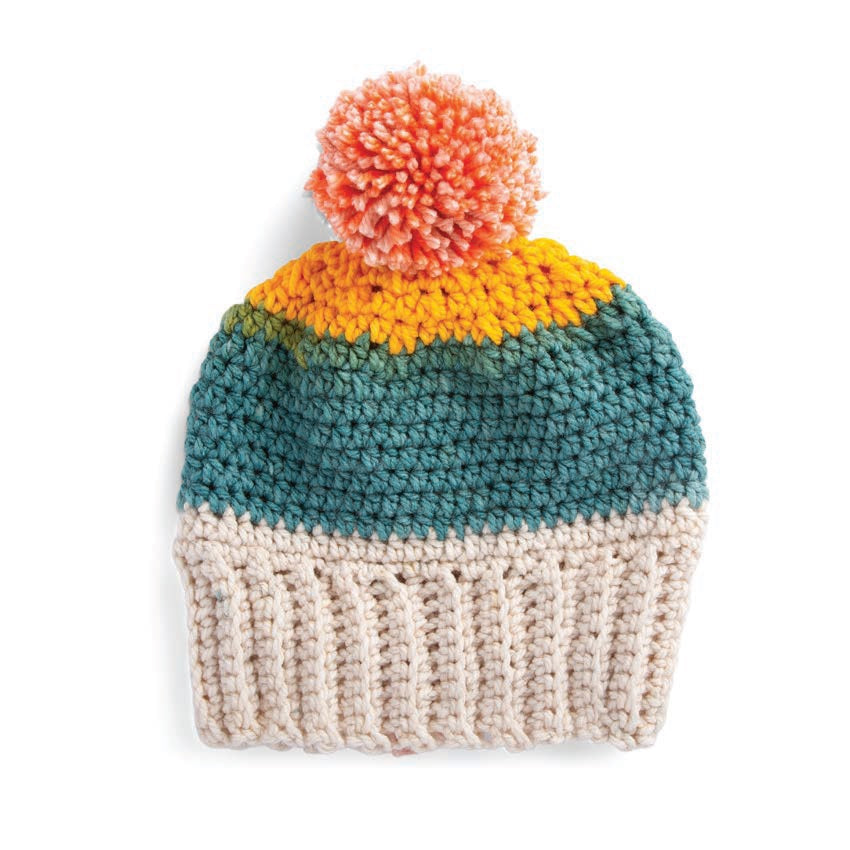 Caron Beginner Crochet Hat (Digital Download)