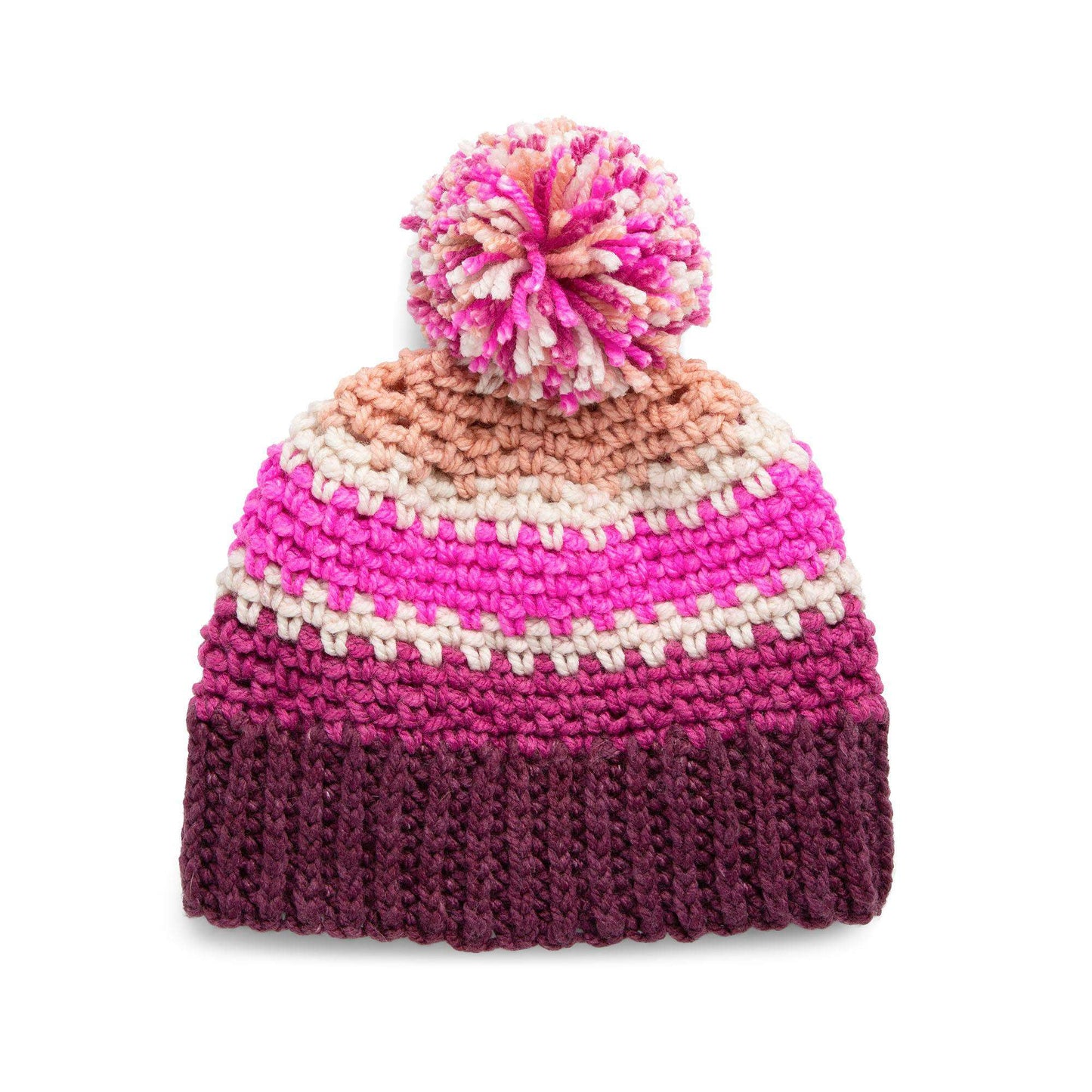 Caron Dippity Doo Crochet Hat (Digital Download)