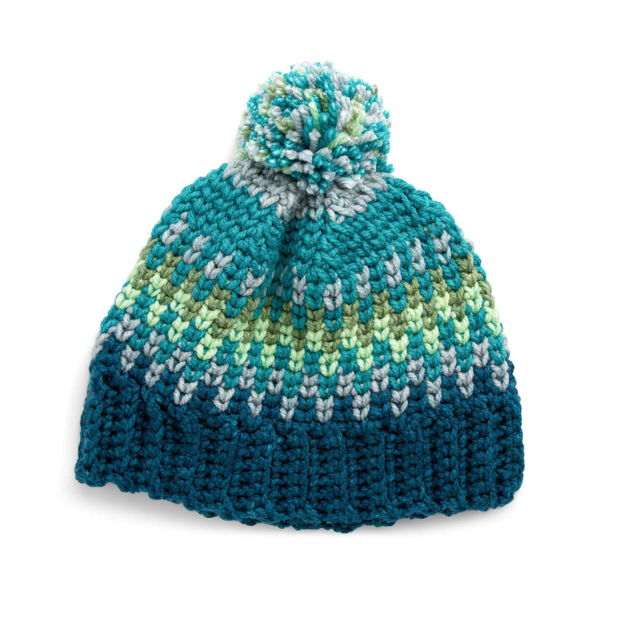 Caron Dash Around Crochet Hat (Digital Download)