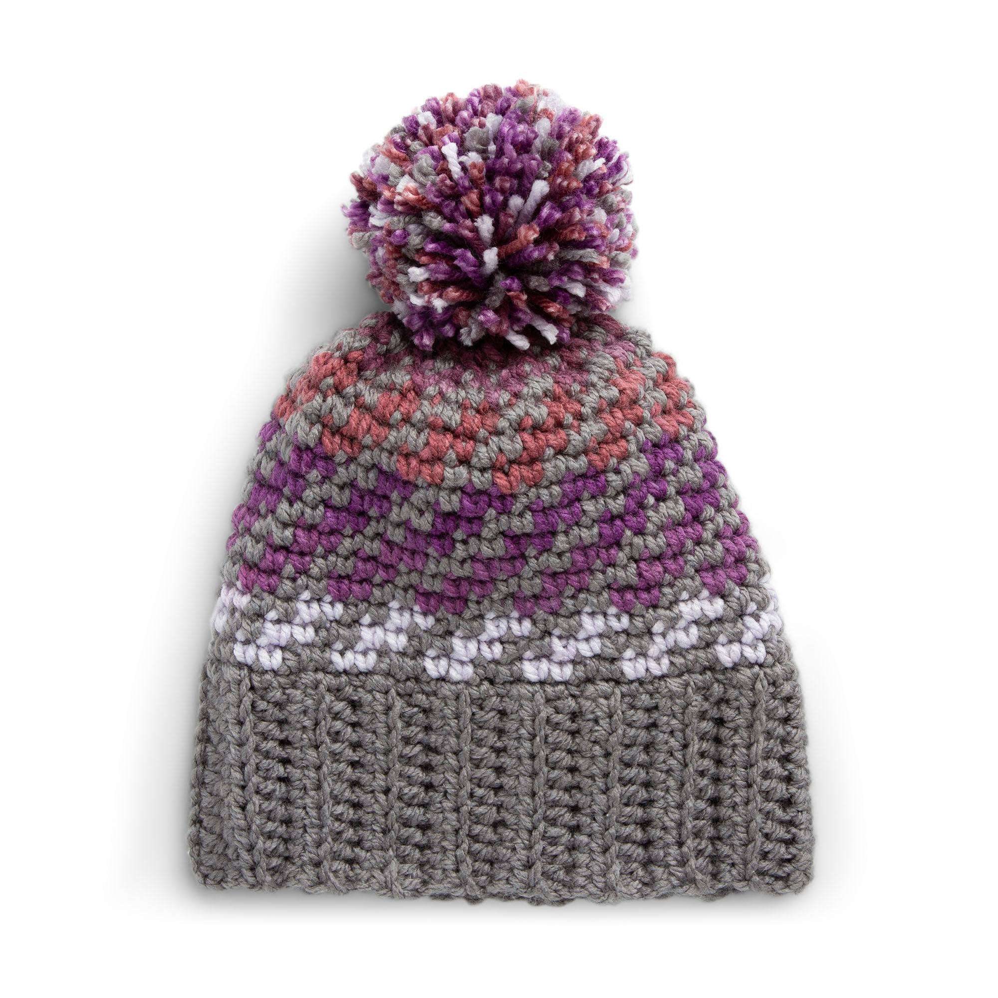 Caron Spiral Striped Hat (Digital Download)