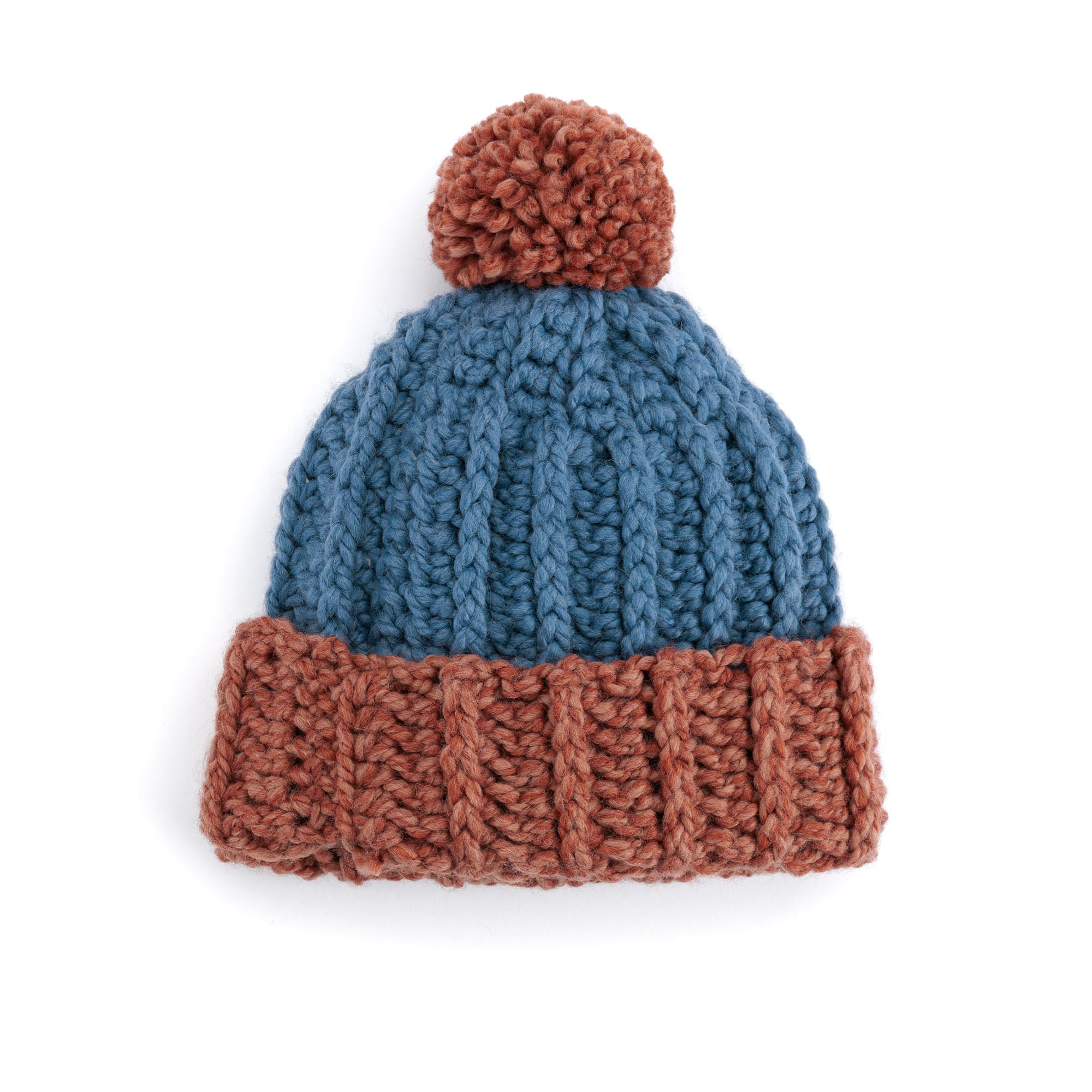 Caron Crochet Cozy Contrast Hat (Digital Download)