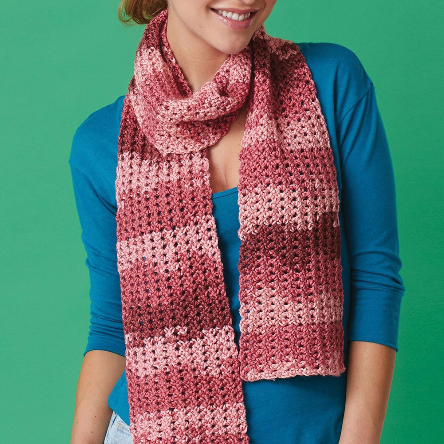 Caron Openwork Scarf (Digital Download)