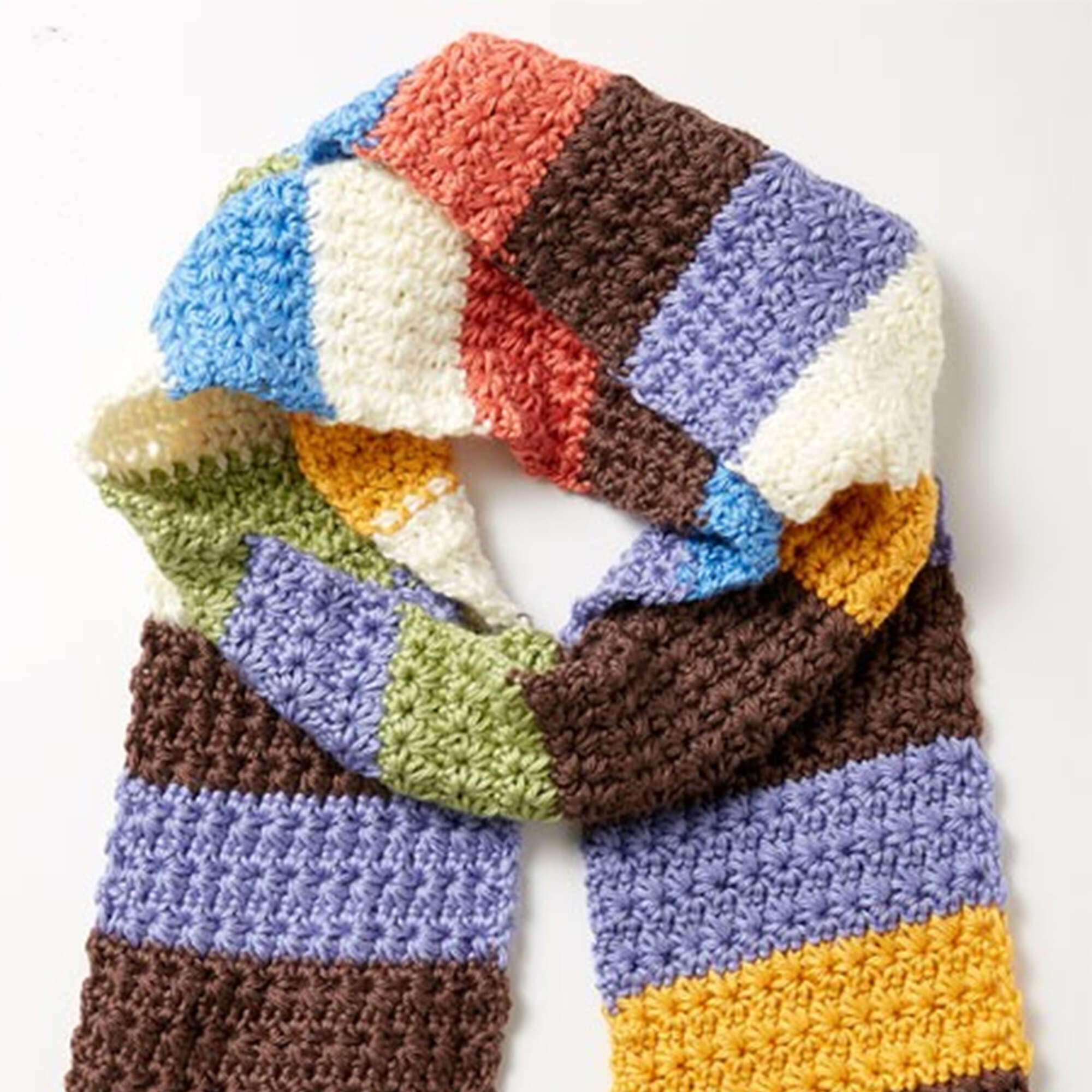 Caron Crochet Mood Scarf Star Cluster (Digital Download)