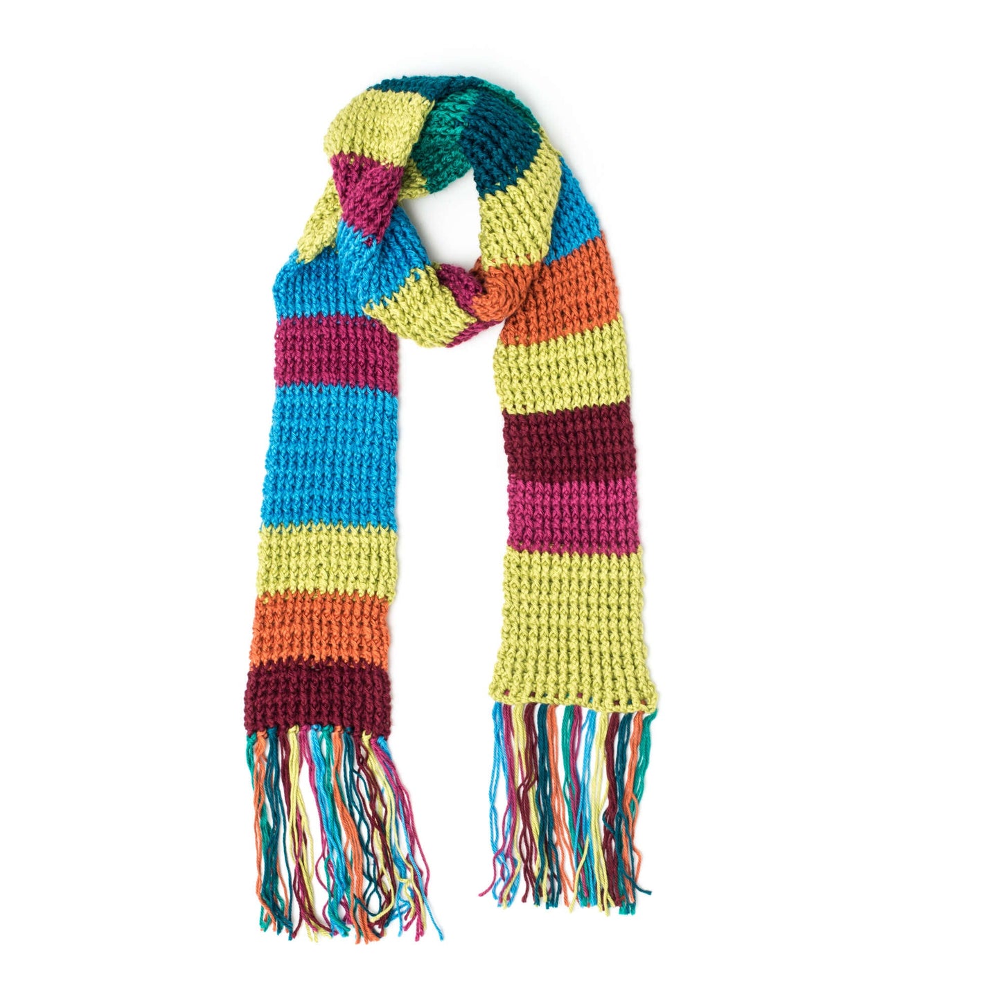 Caron Rib Crochet Mood Scarf (Digital Download)