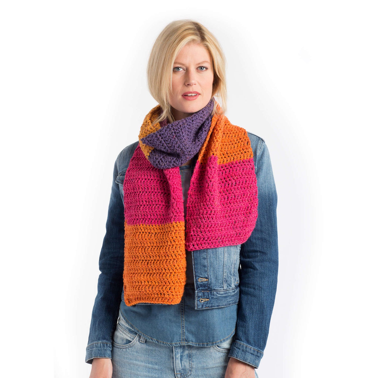 Caron Double Crochet Scarf (Digital Download)