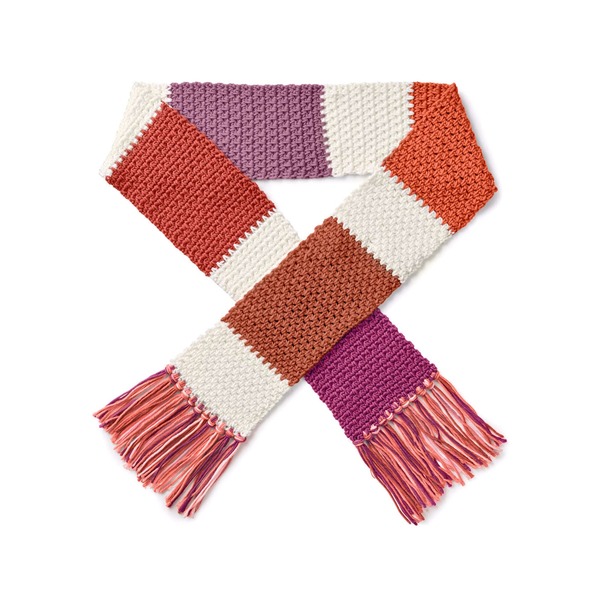Caron X Pantone Crochet Color Swatch Scarf (Digital Download)