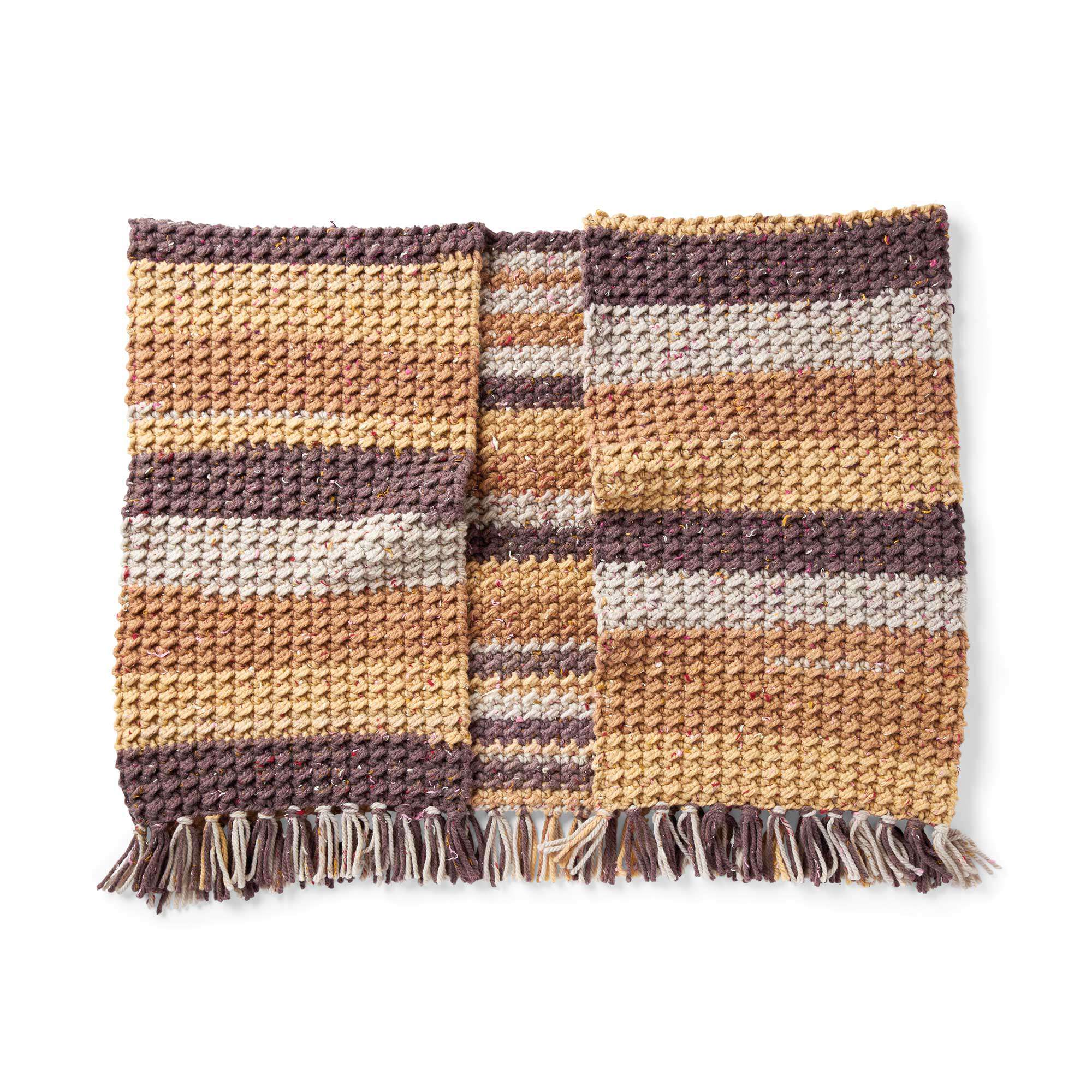 Caron Pecan Sprinkle Crochet Ruana (Digital Download)
