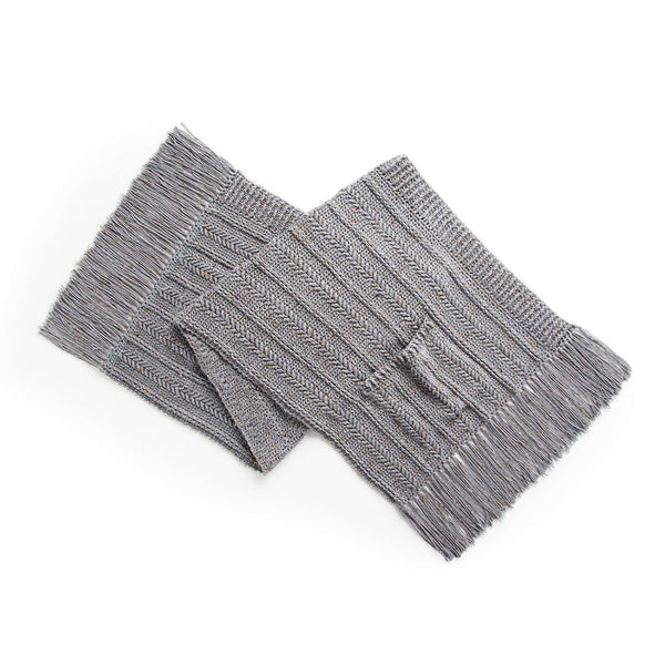 Crochet Texture Message Pocket Shawl (Digital Download)