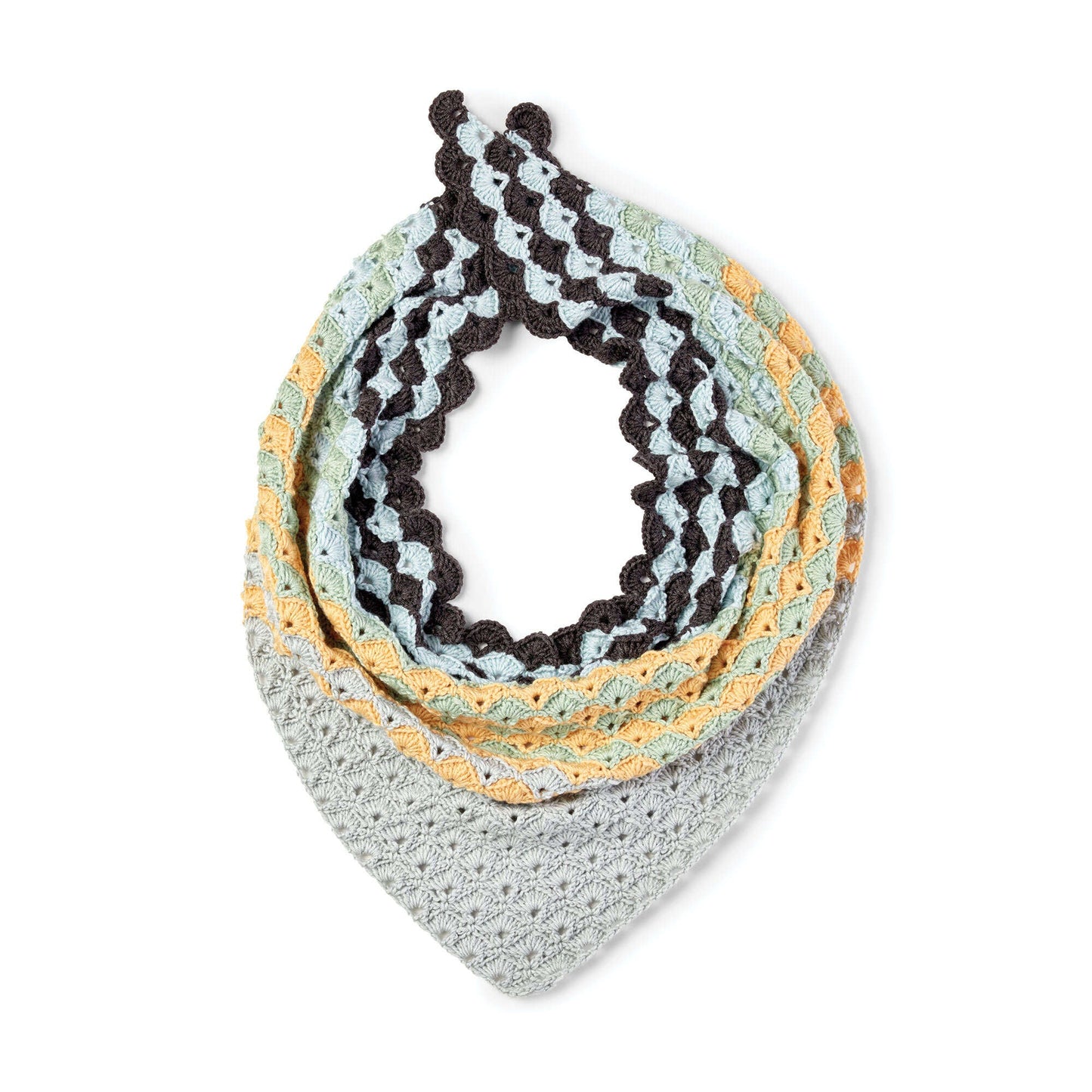 Caron Fan Club Crochet Shawl (Digital Download)
