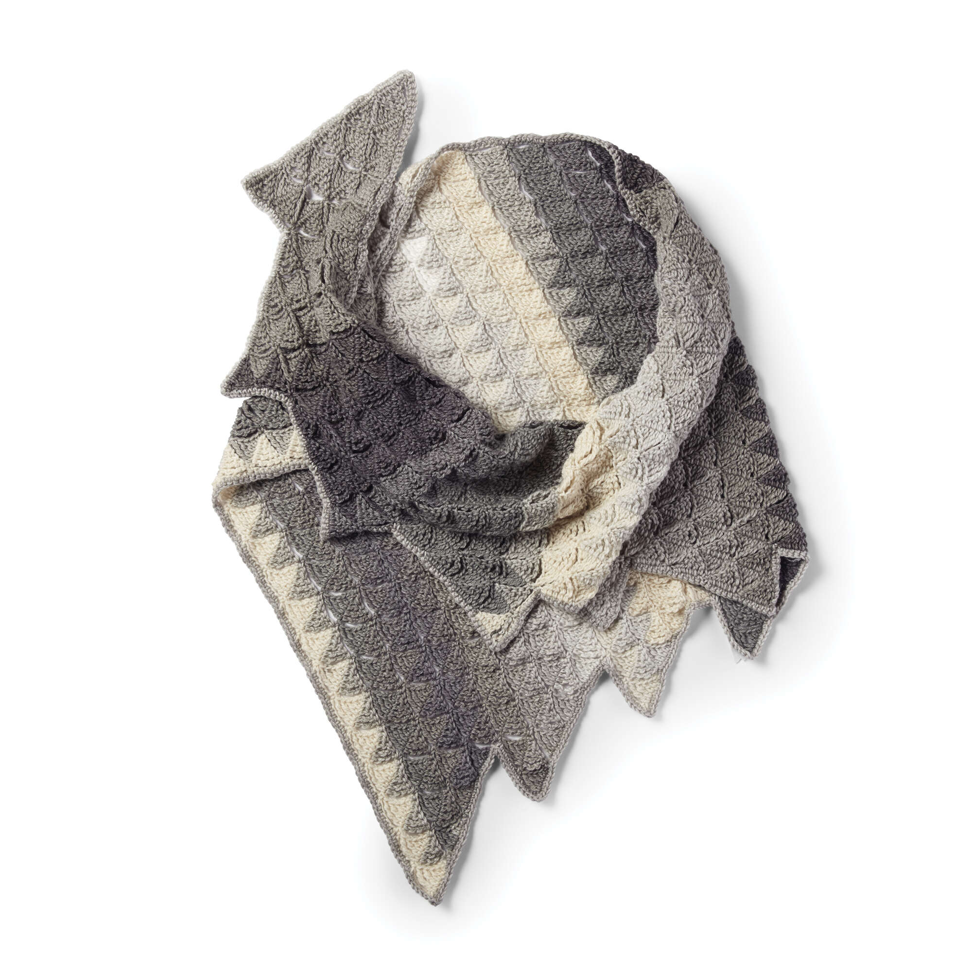 Caron Sawtooth Shawl (Digital Download)