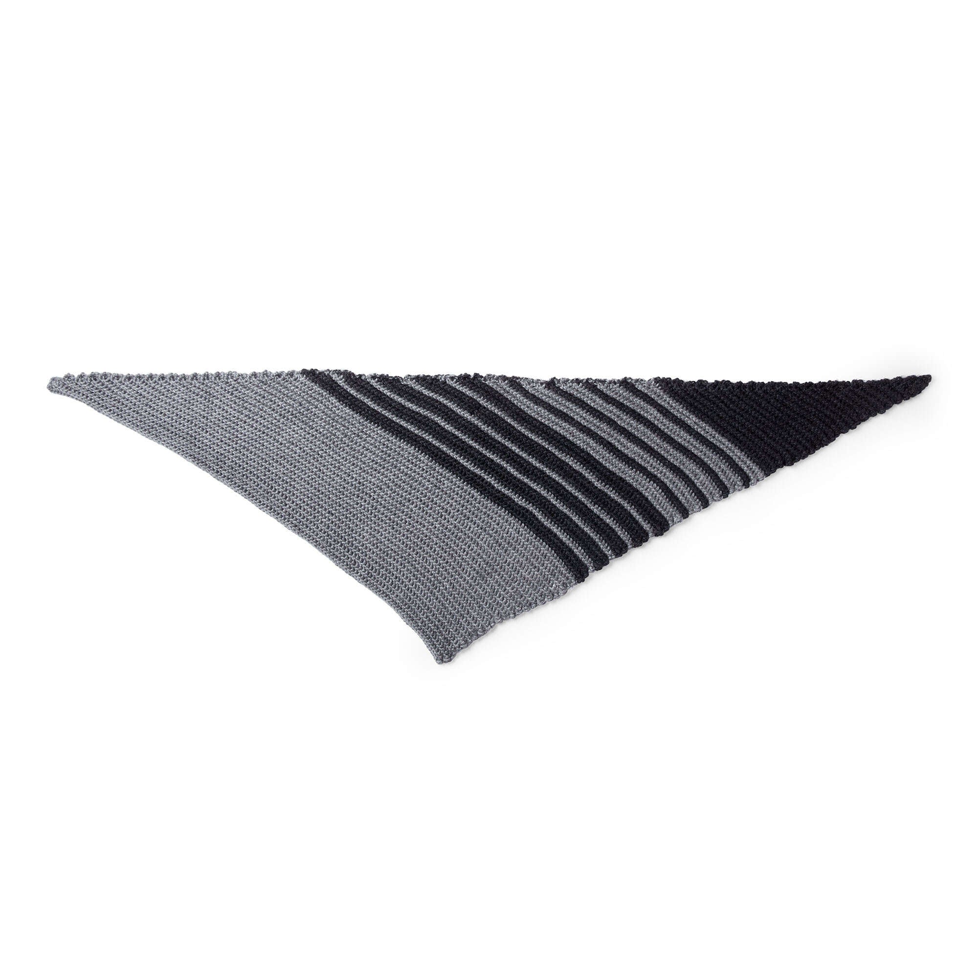 Caron Grays On a Bias Crochet Shawl (Digital Download)