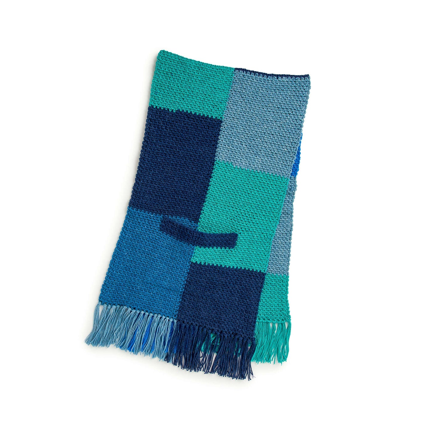 Caron Color Block Pocket Shawl (Digital Download)