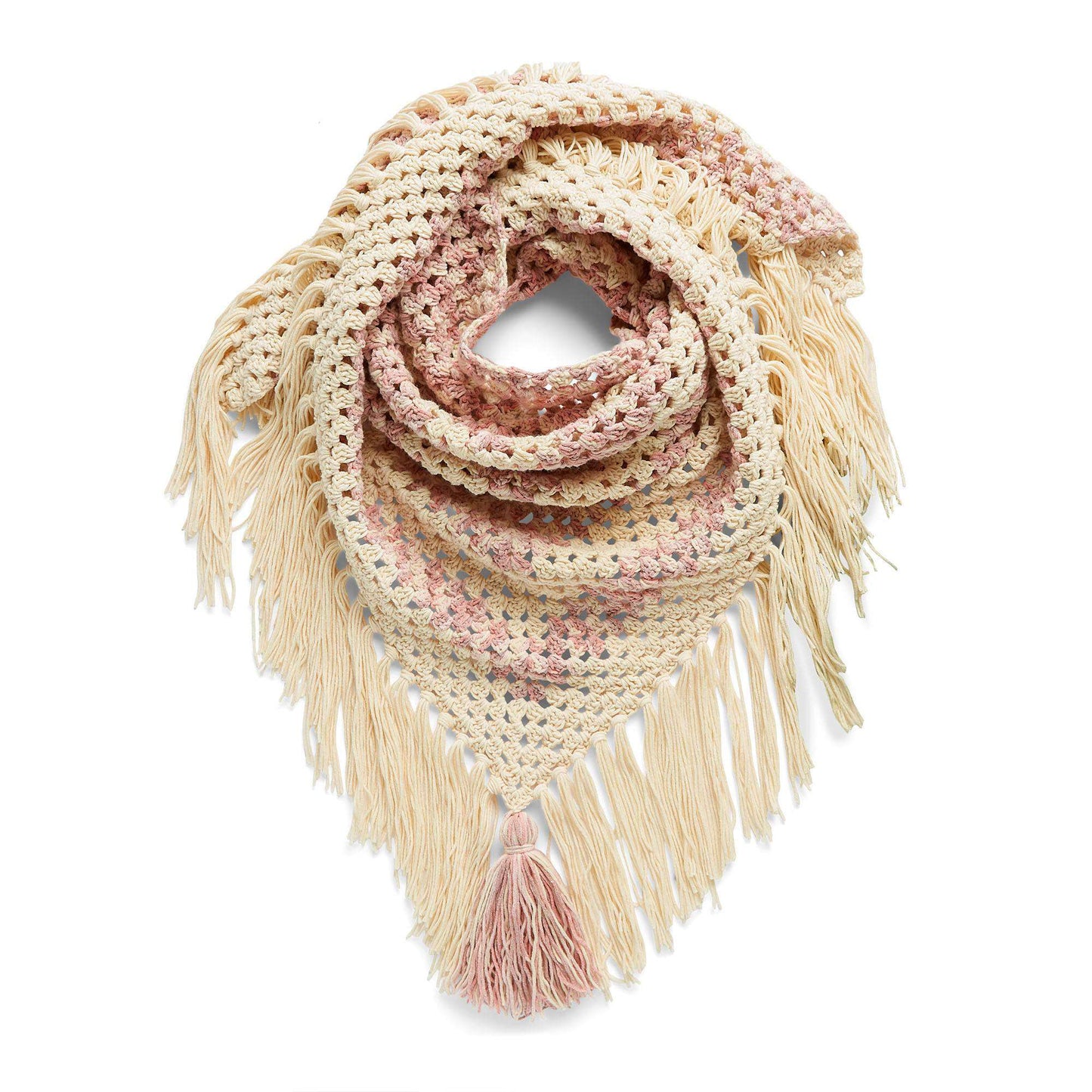 Caron Granny Fade Crochet Shawl (Digital Download)