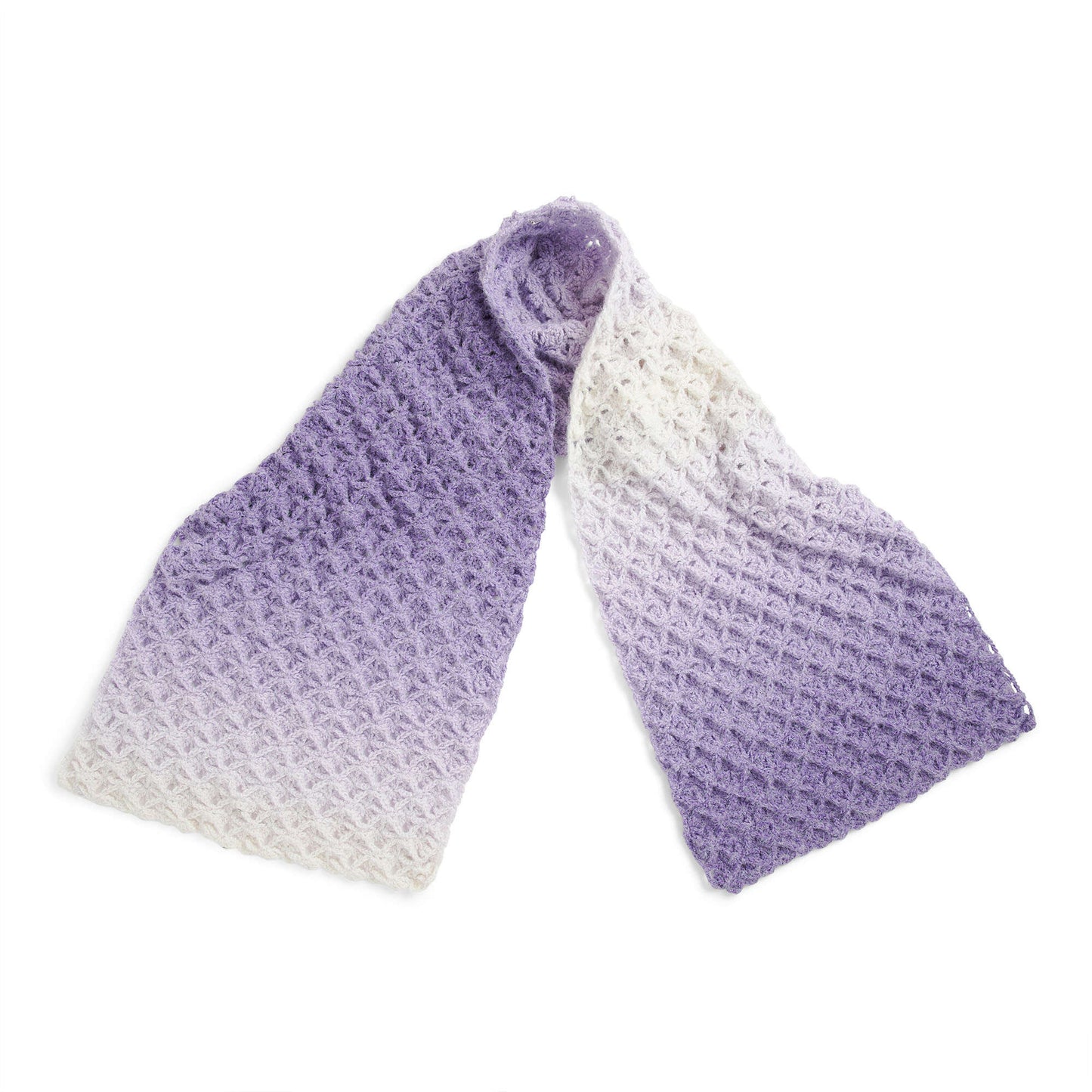 Caron Pretty Flower Crochet Shawl (Digital Download)