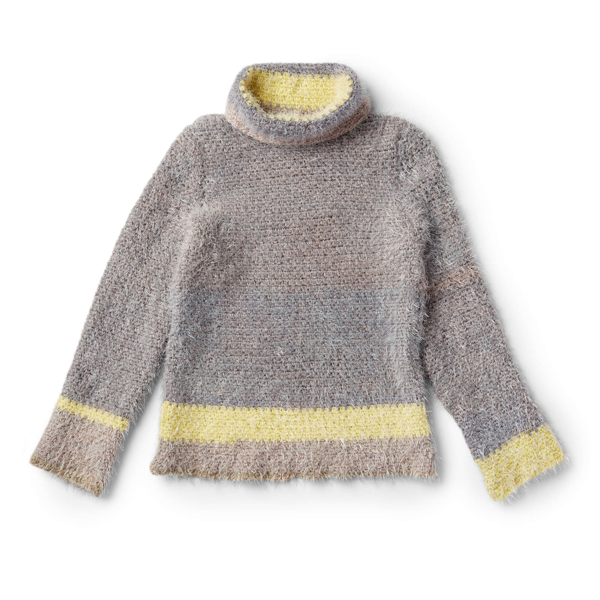 Caron Cowl Neck Sweater (Digital Download)