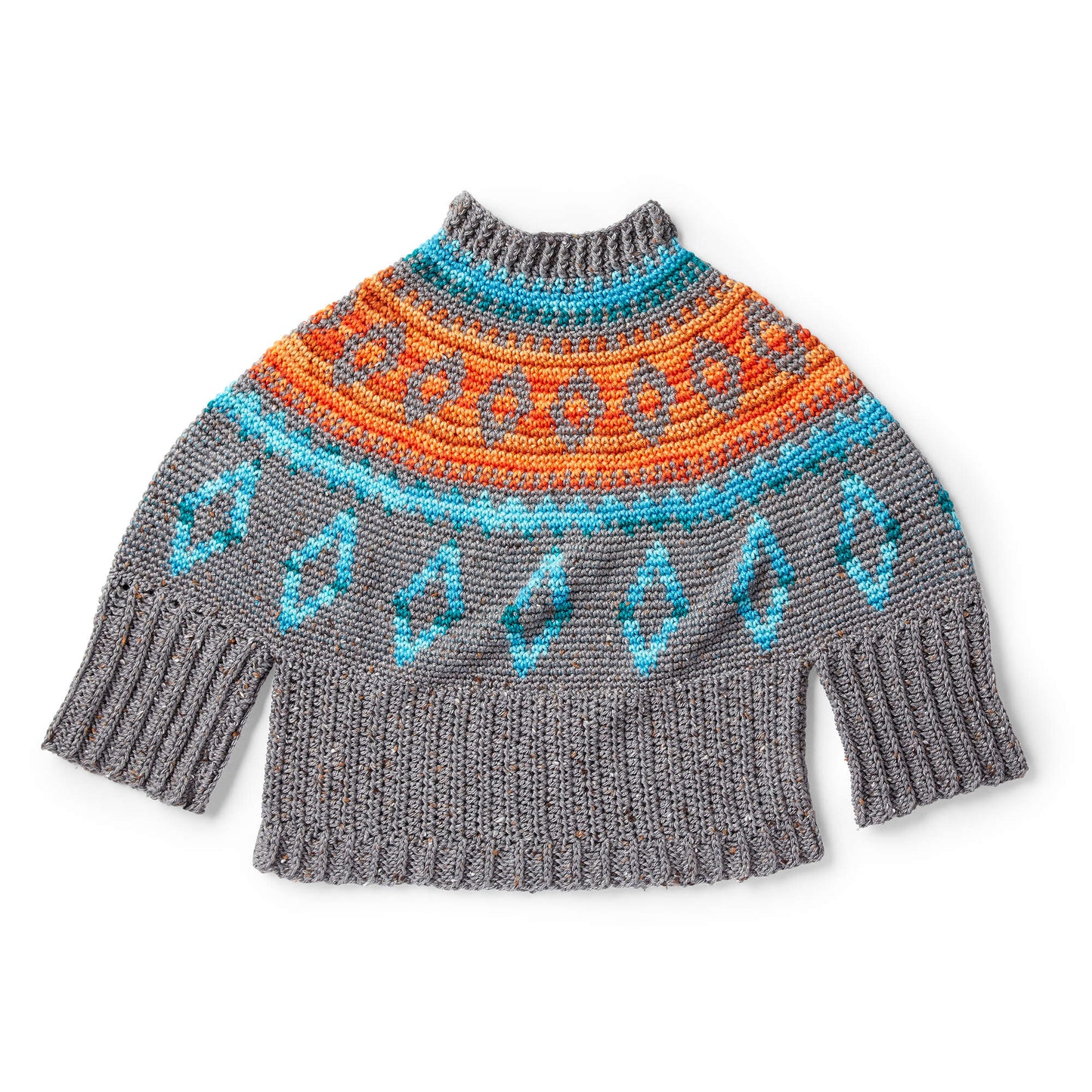 Caron Diamond Days Crochet Swoncho (Digital Download)