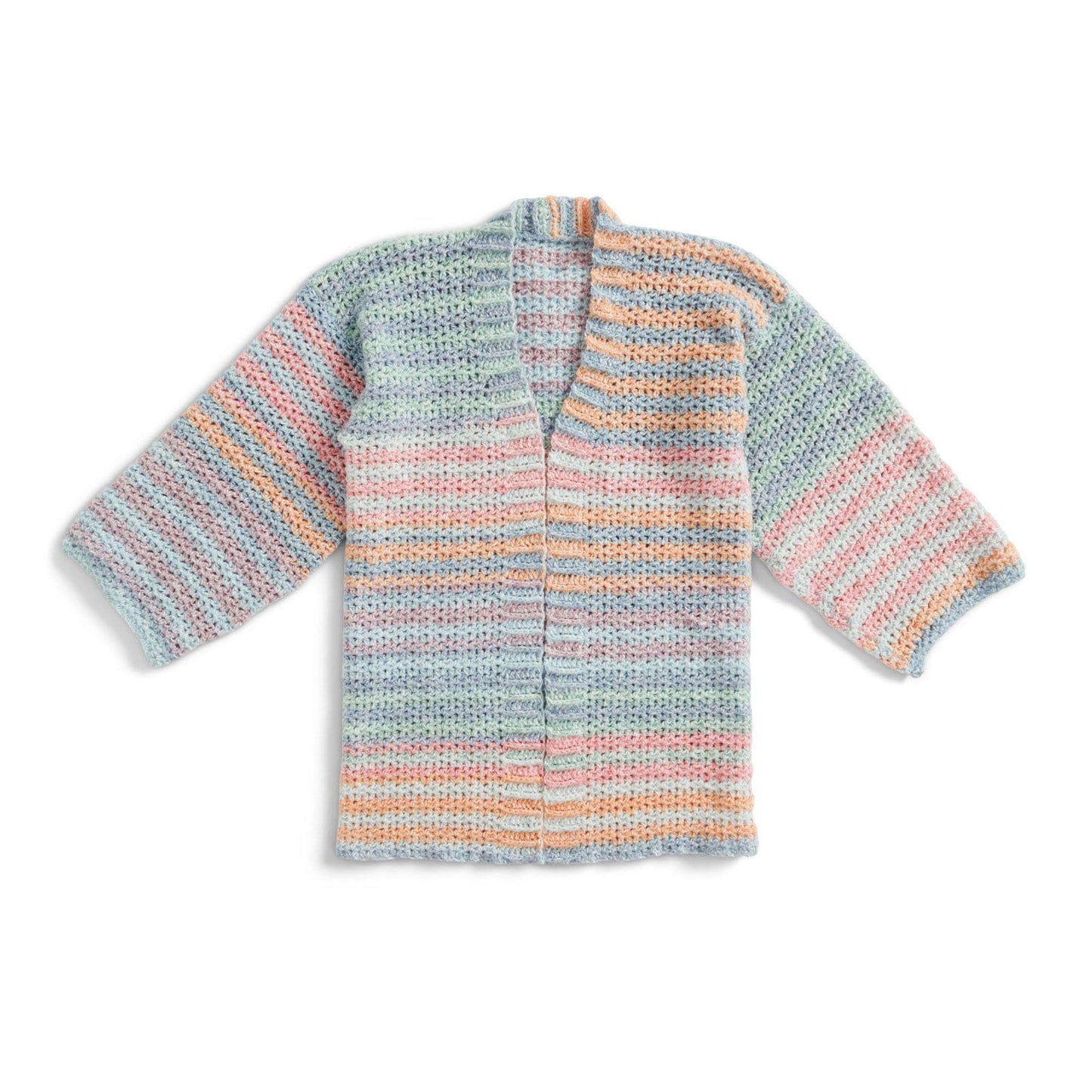 Caron Relaxed Crochet Cardigan (Digital Download)