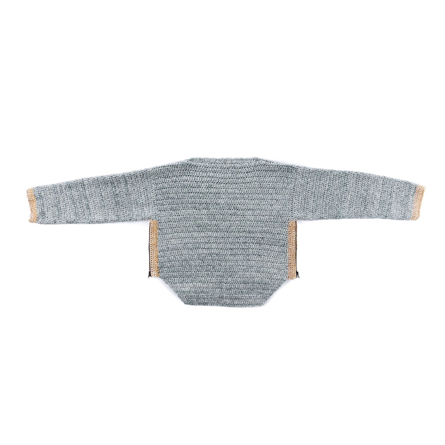 Caron Crochet Split Seam Sweater (Digital Download)