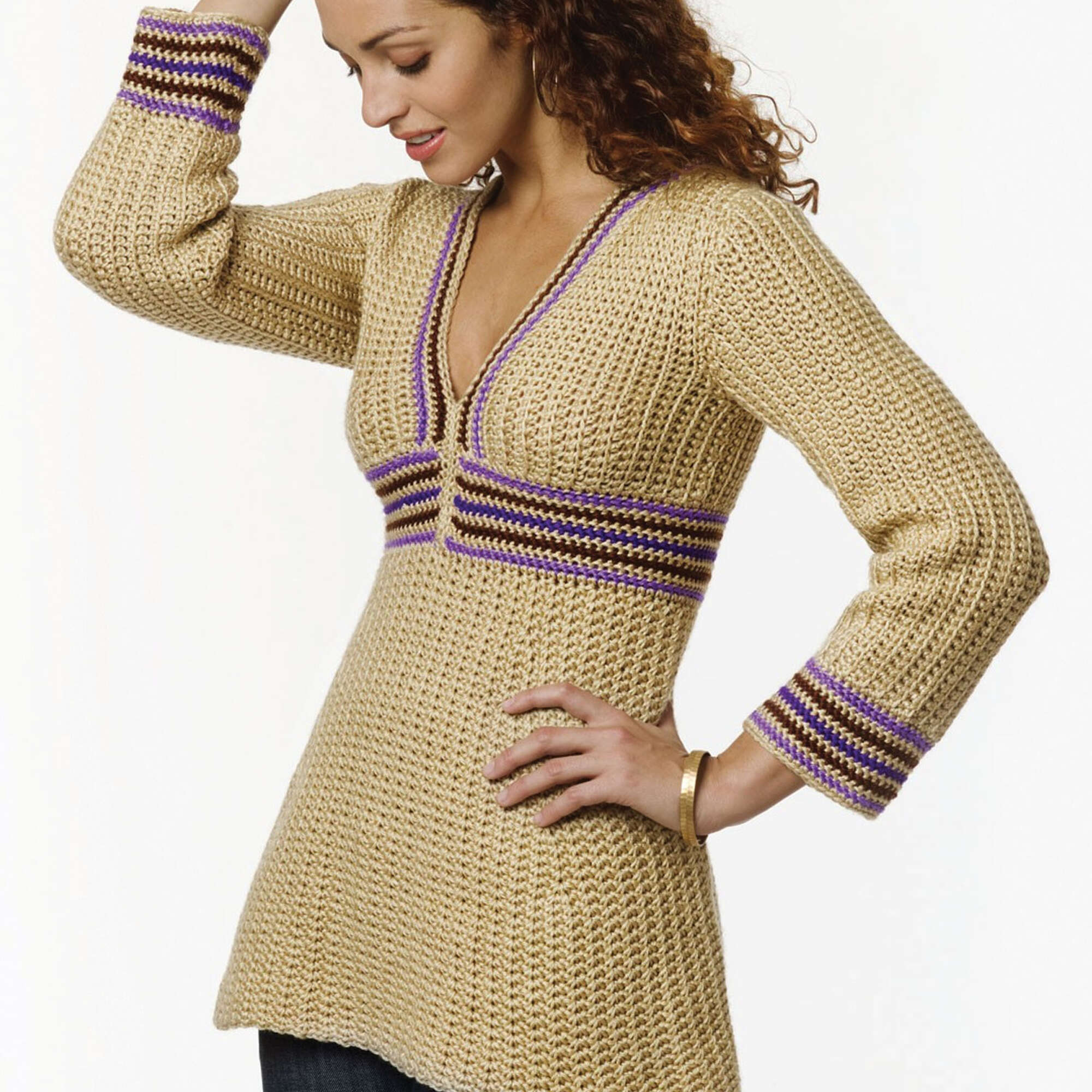 Caron Crochet Simple Tunic (Digital Download)