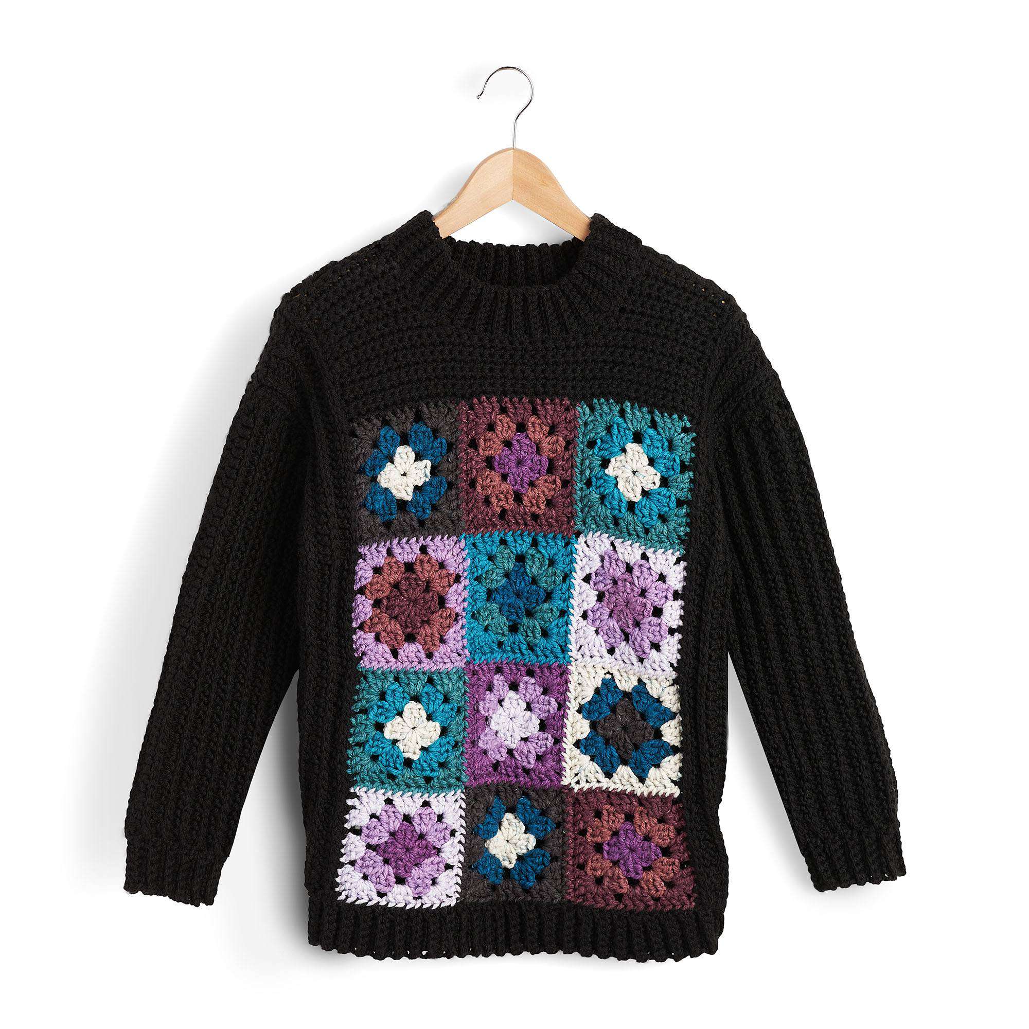 Caron Granny Square Crochet Tunic (Digital Download)