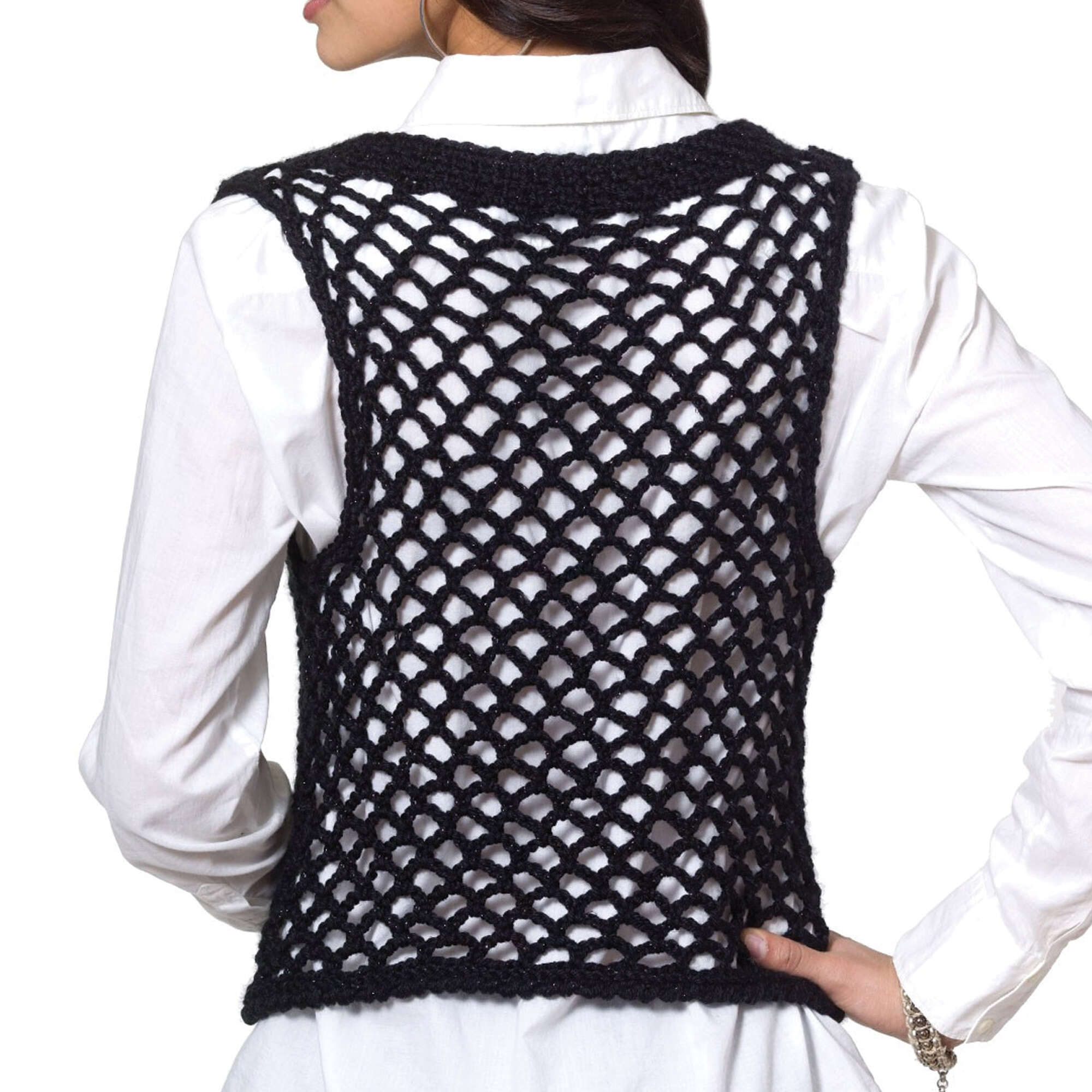 Caron Crochet Janis Vest (Digital Download)