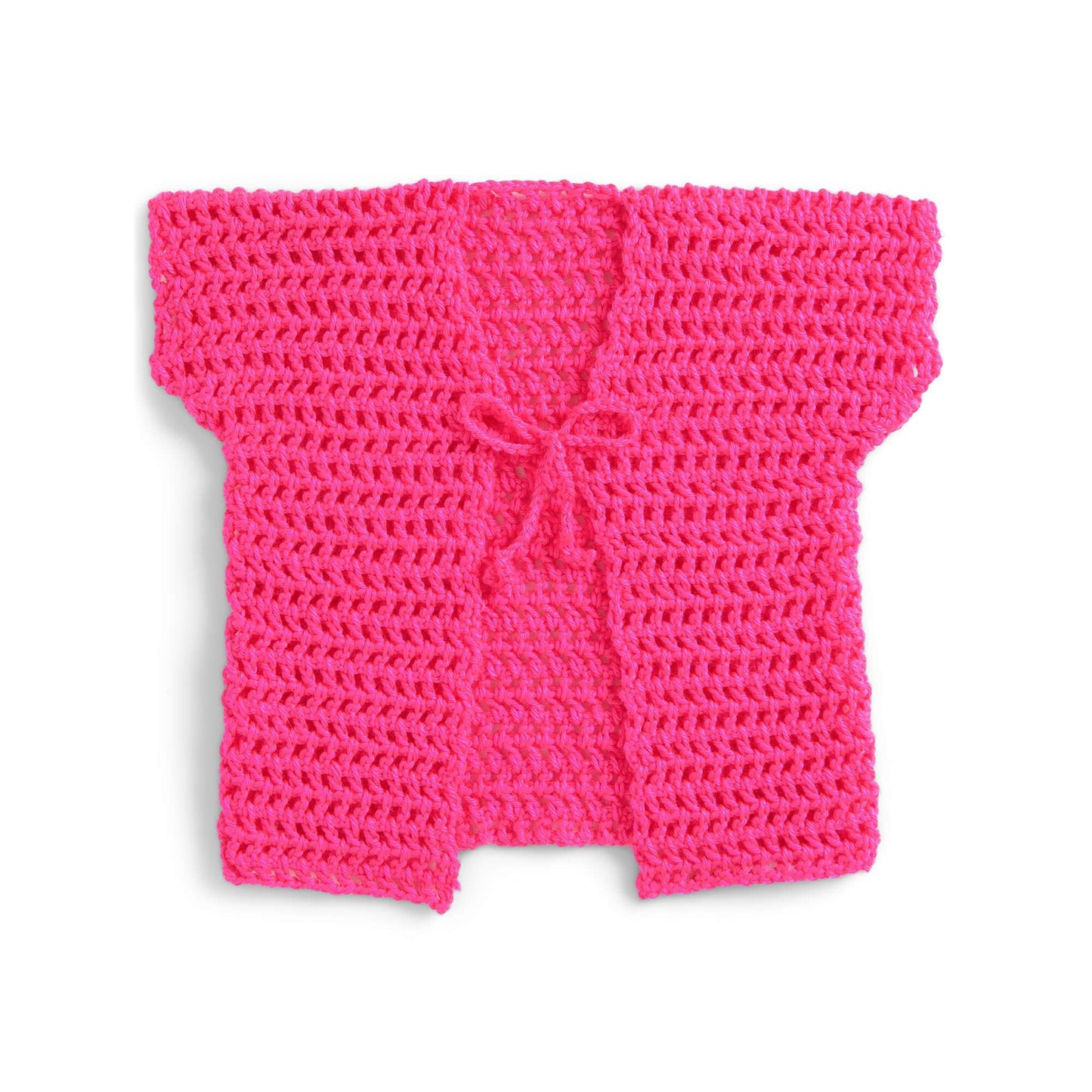 Caron Crochet Mesh Vest (Digital Download)