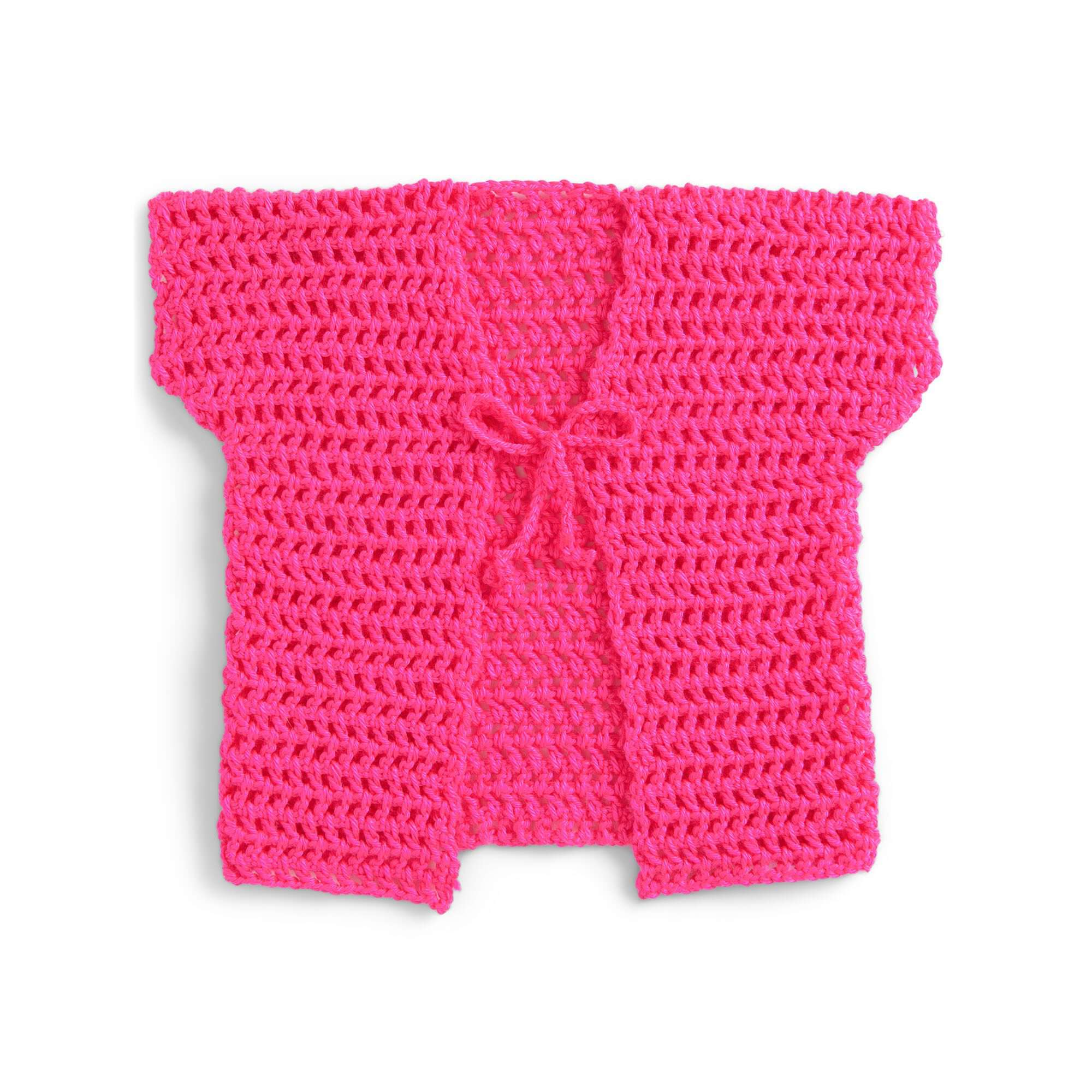Caron Crochet Mesh Vest (Digital Download)