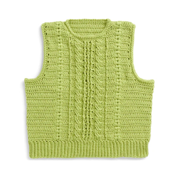 CROCHET PATTERN DOWNLOAD - CELTIC CABLES CROCHET VEST