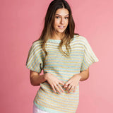 KNITTING PATTERN DOWNLOAD - CARON KNIT BASIC SUMMER TOP PATTERN, 4/5 XL