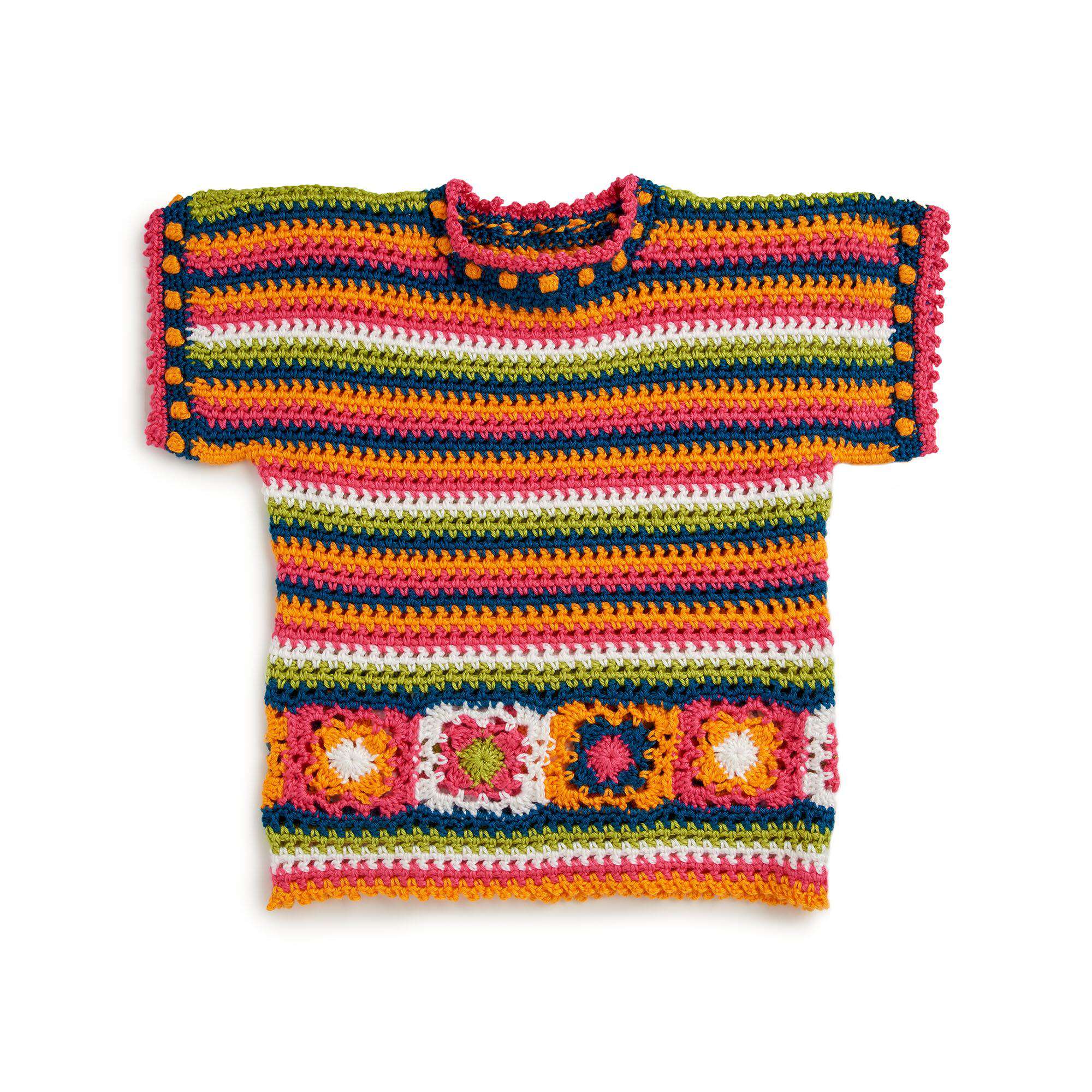 Caron In Living Color Crochet Top (Digital Download)