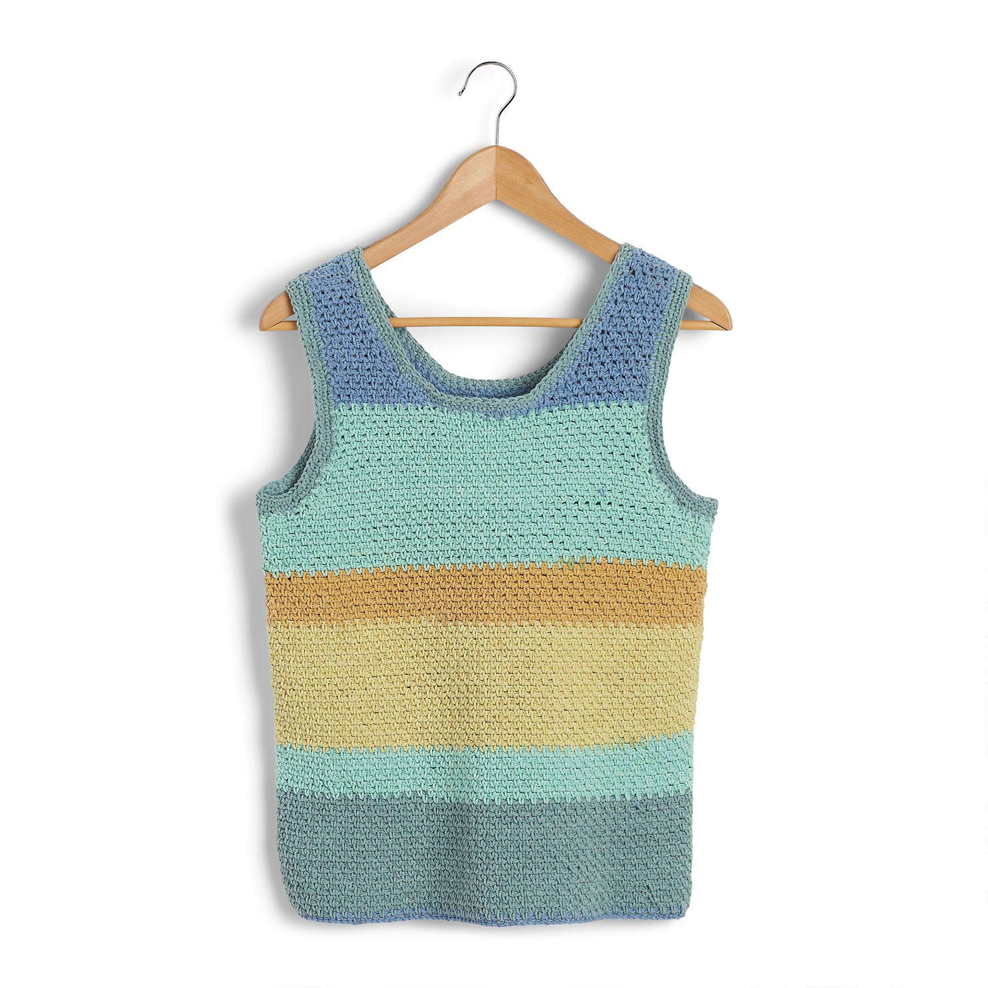 Caron Scoop Neck Crochet Tank Top (Digital Download)