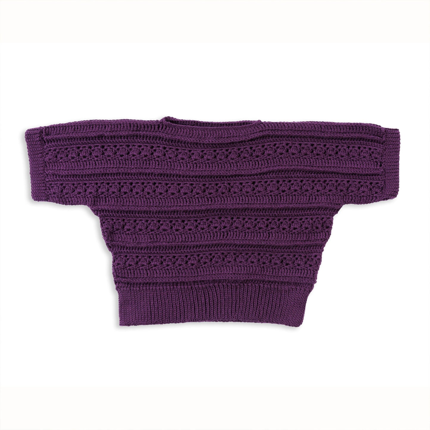 Caron Crochet Lace Boat Neck Top (Digital Download)