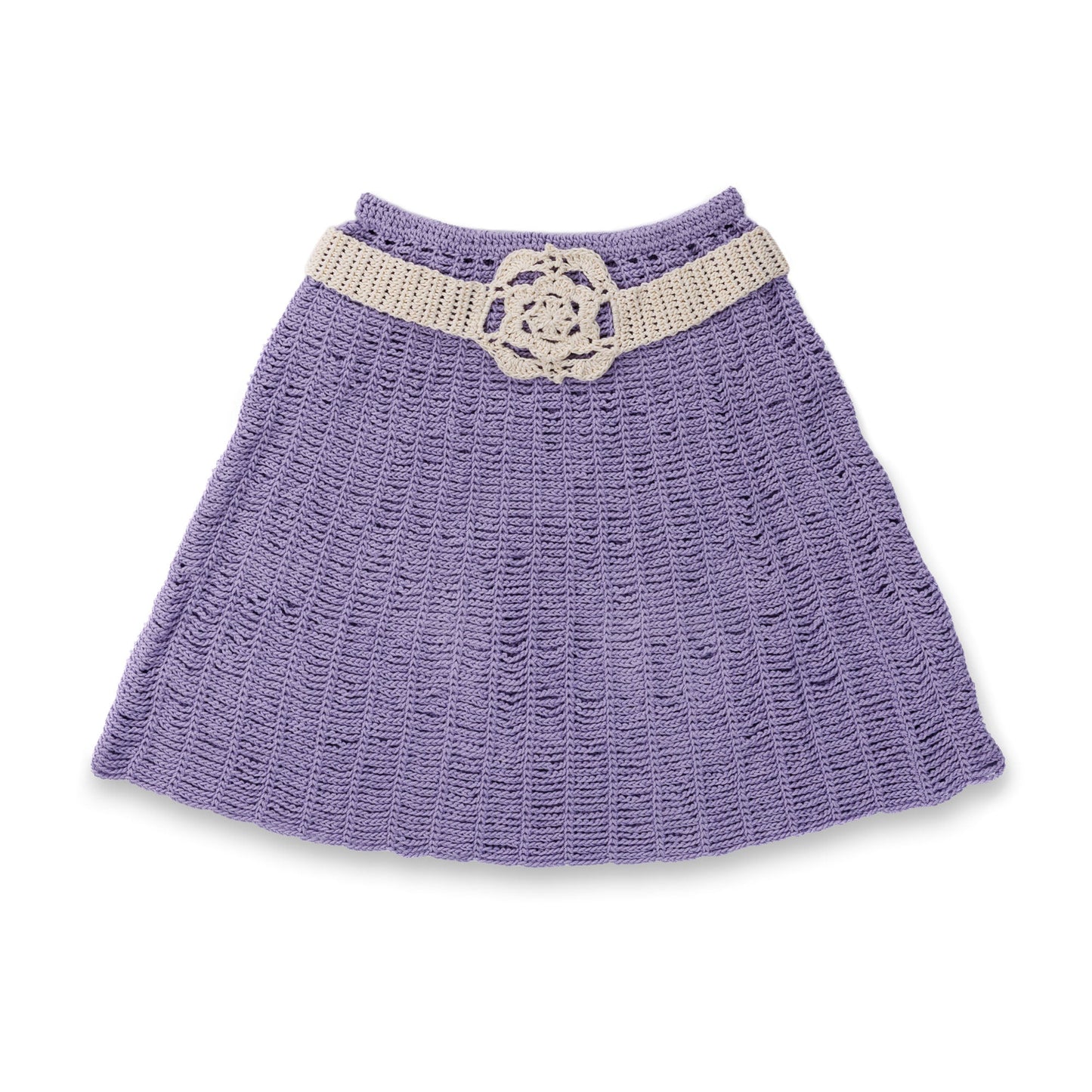 Caron Crochet Lacy Days Skirt and Belt