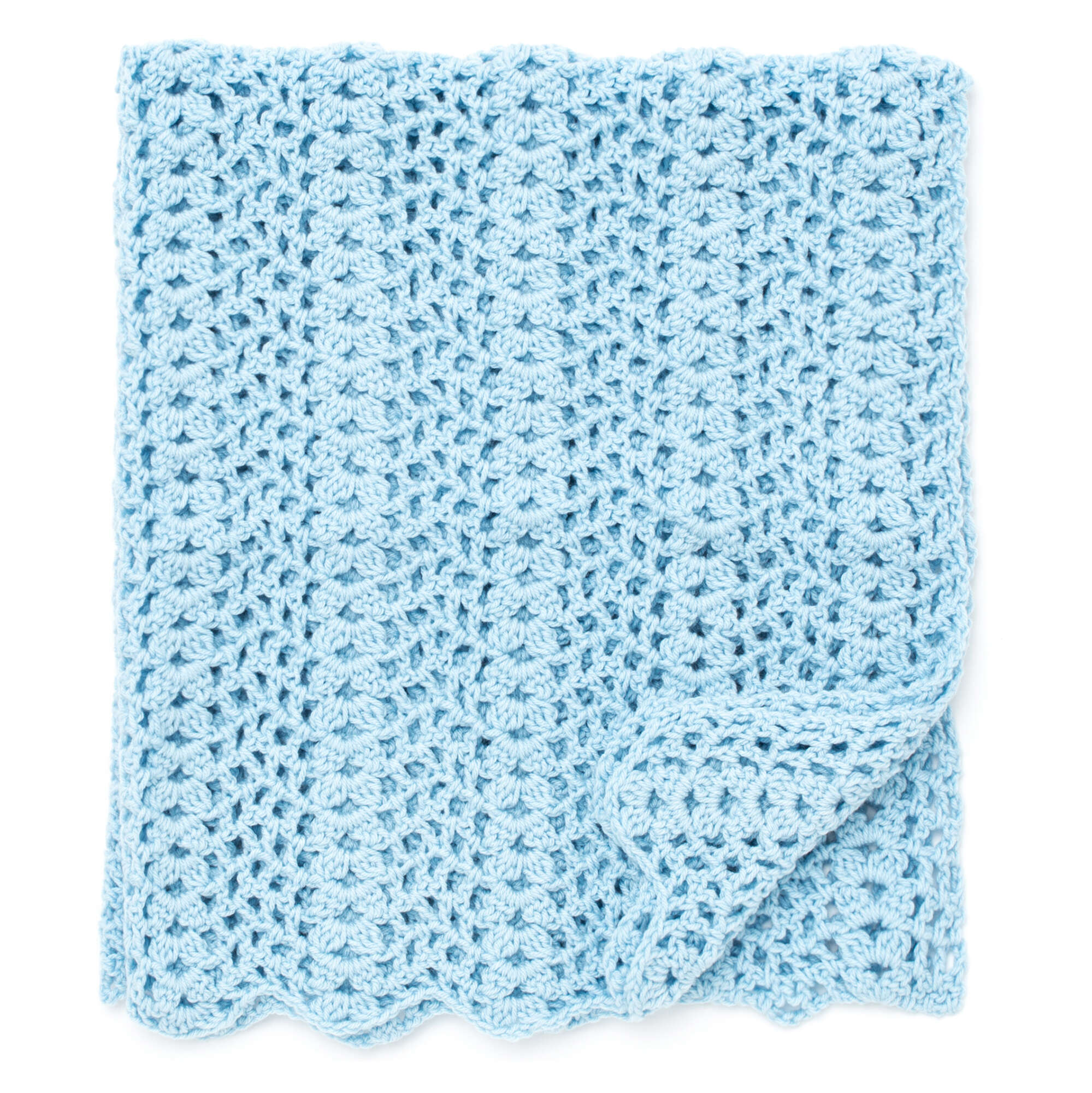 Caron Cluster Waves Crochet Blanket (Digital Download)